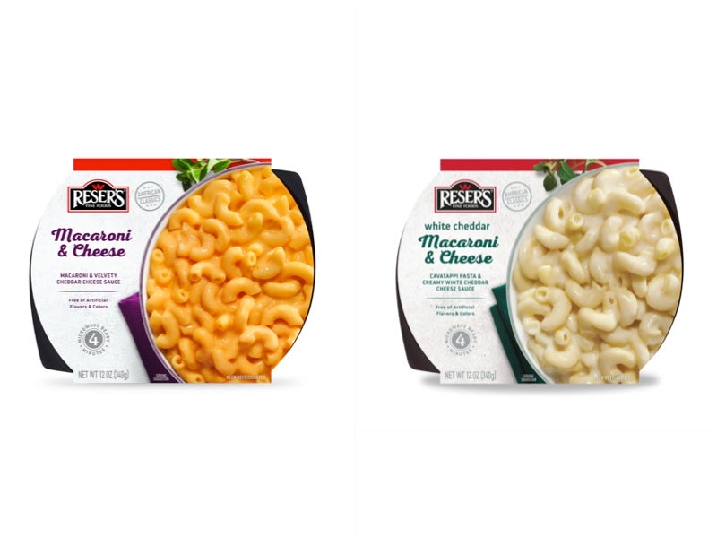 A Reser's Fine Foods iniciou o recall de seu macarrão com queijo cheddar e macarrão com queijo cheddar branco