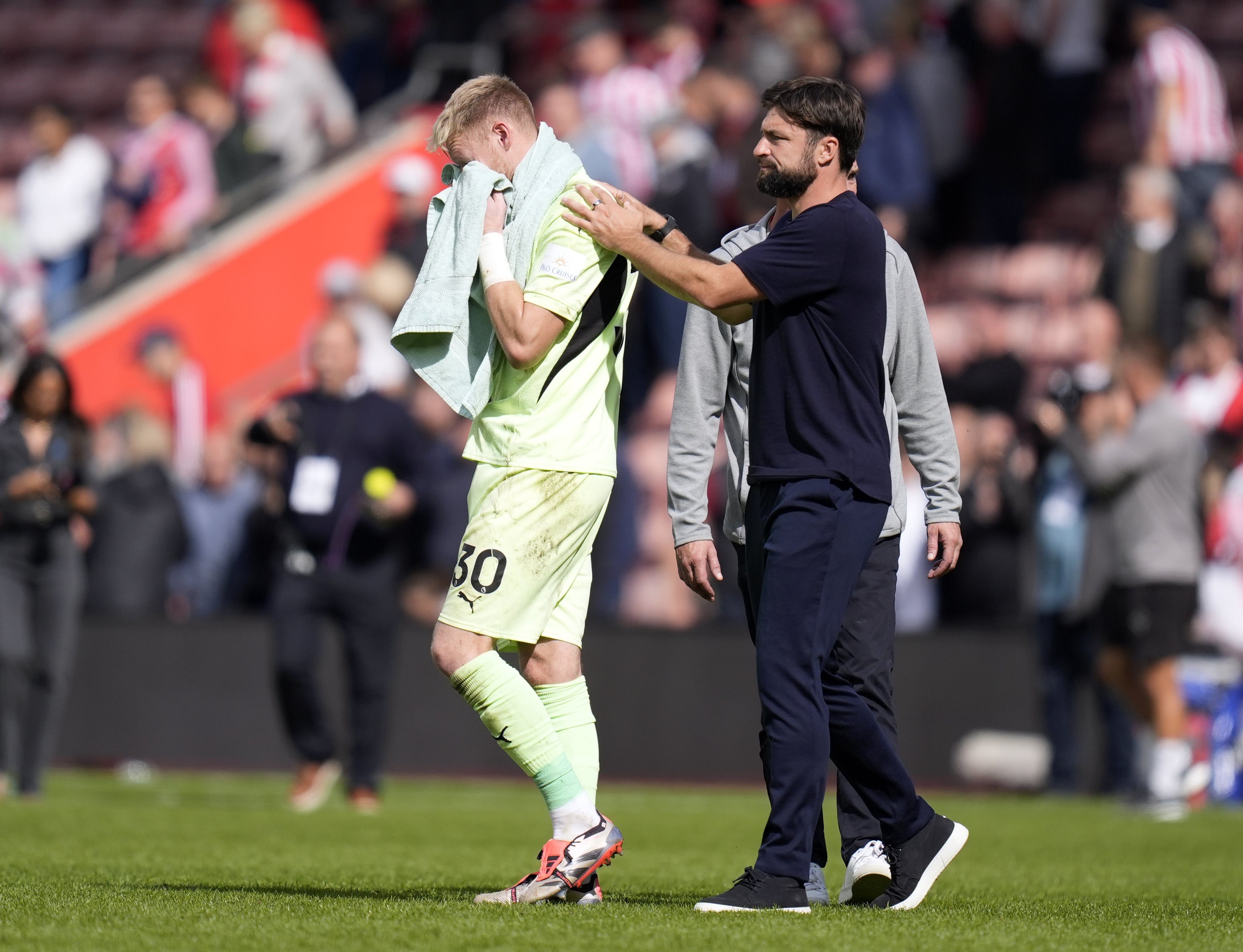 Southampton boss Russell Martin has yet to secure a Premier League point (Andrew Matthews/PA)