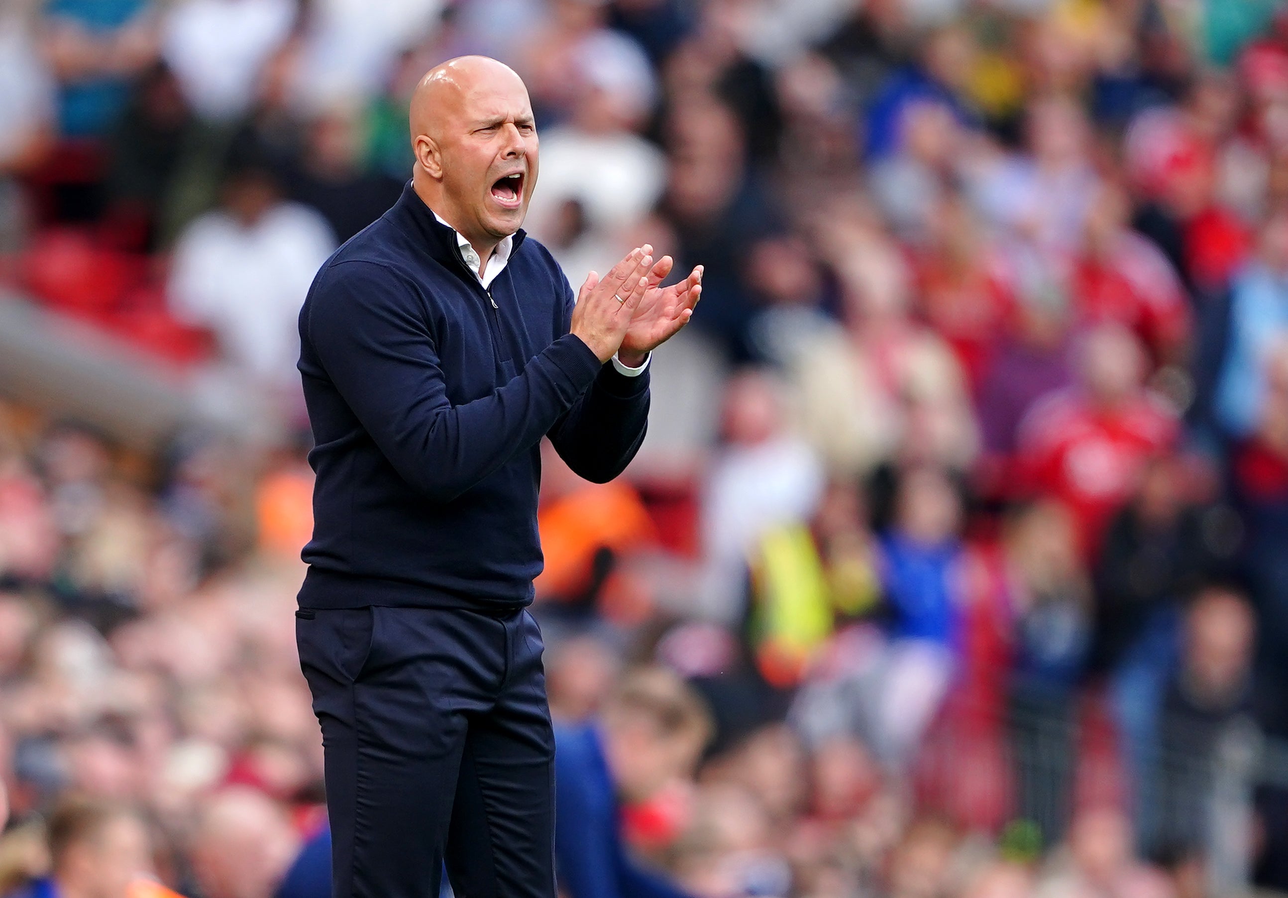 Arne Slot will take charge of his first Champions League game at Liverpool