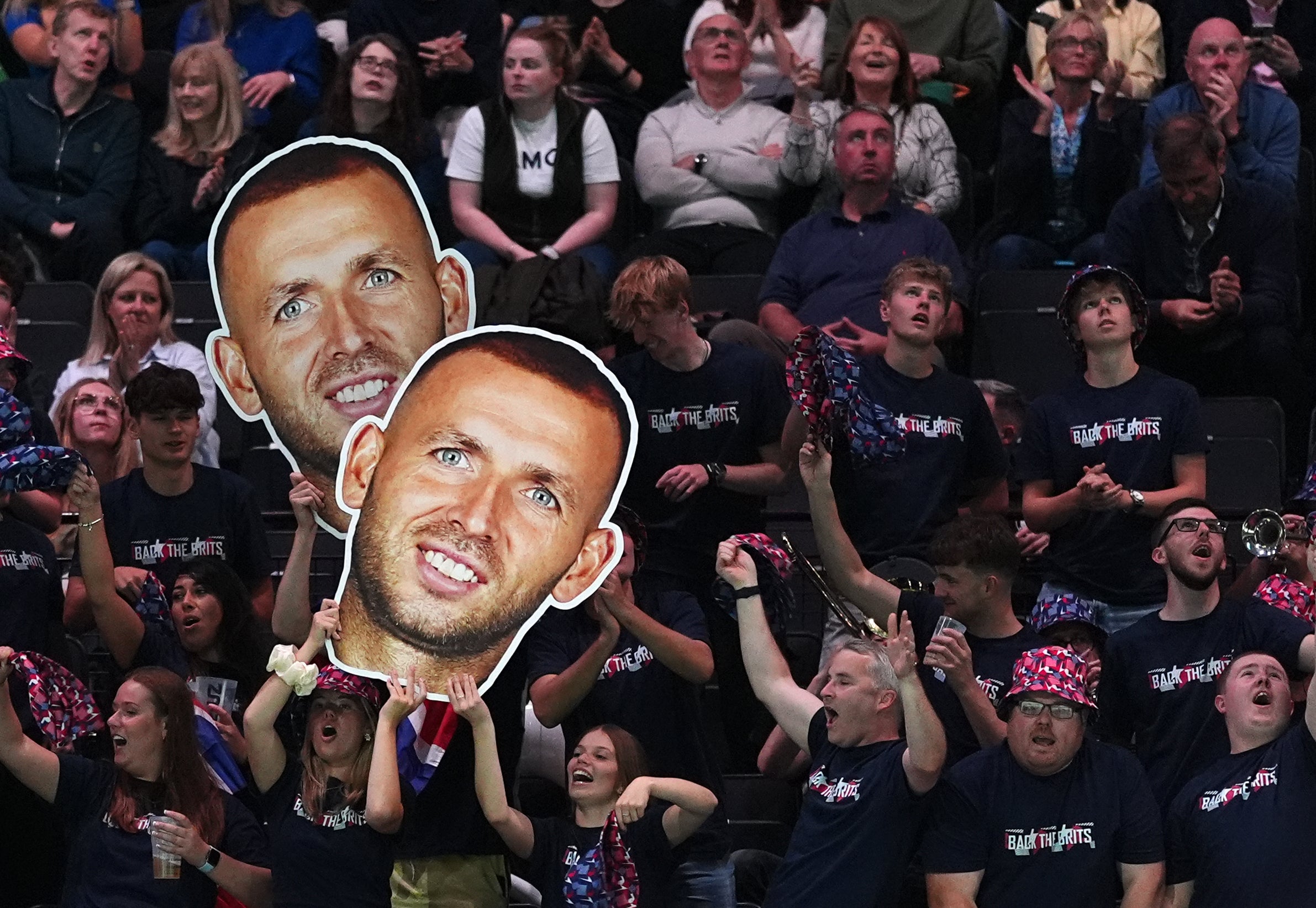 More than 15,000 fans are expected at the AO Arena on Sunday (Martin Rickett/PA)