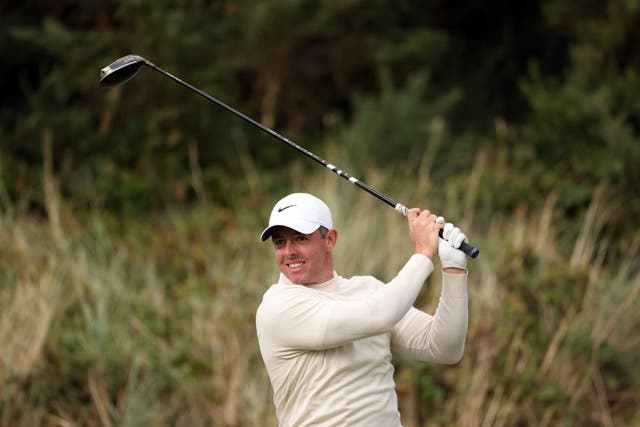 <p>The world number three Rory McIlroy will head into Sunday’s final round with a one-shot lead over Matteo Manassero</p>