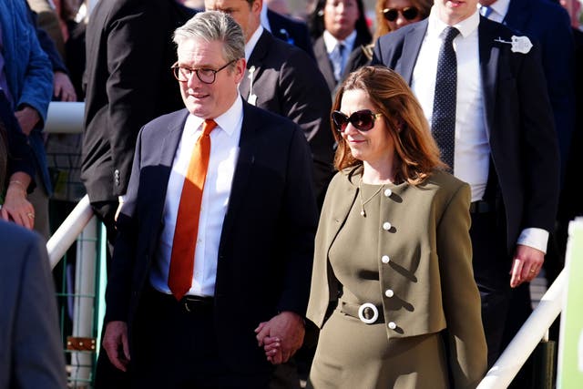 <p>All dressed up: prime minister Keir Starmer and his wife, Victoria</p>