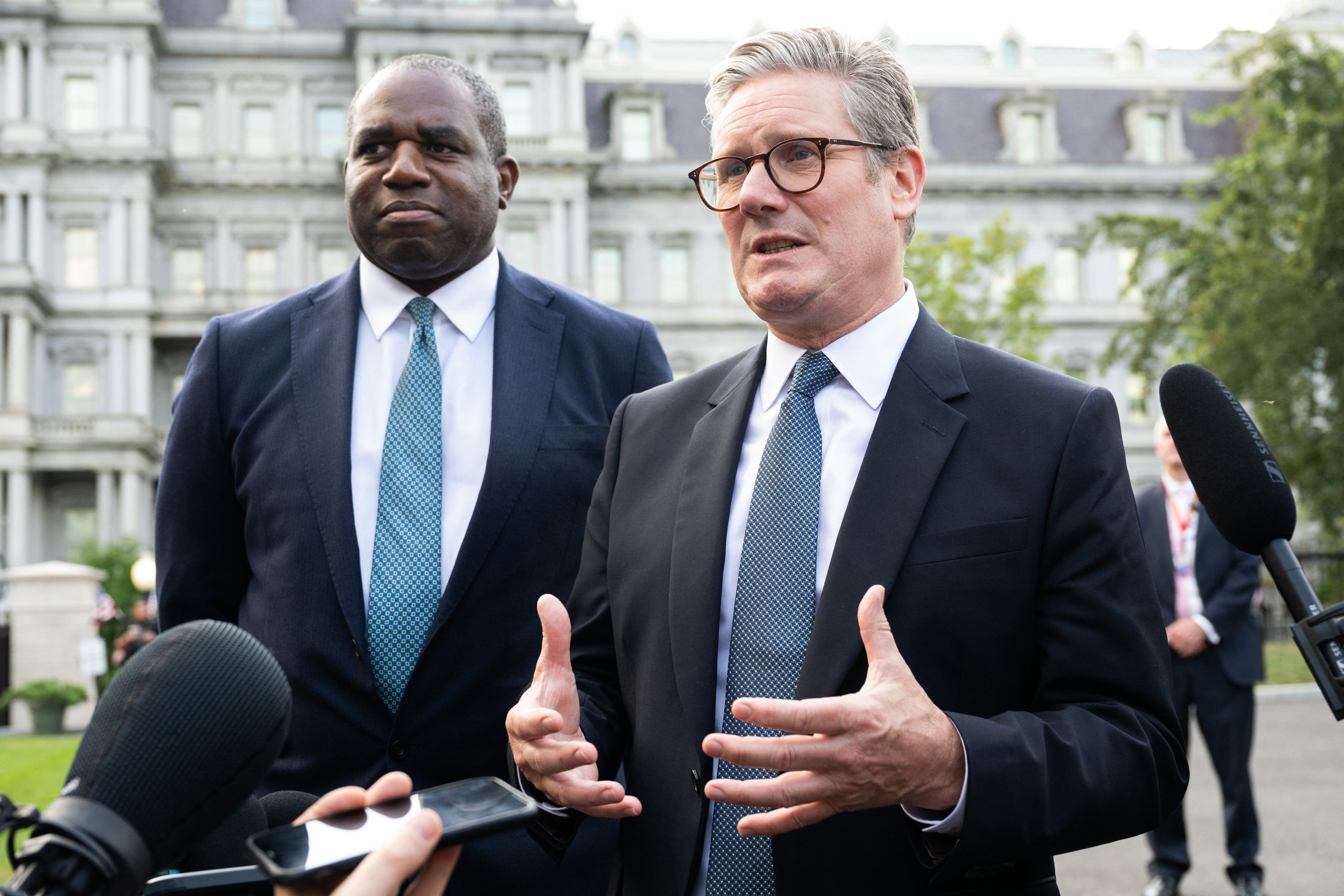 Keir Starmer and David Lammy headed to the US for the bilateral meeting