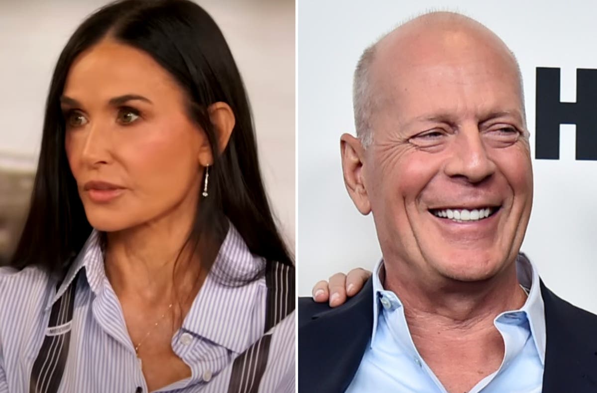 Demi Moore gives an update on the health of her ex-husband Bruce Willis during the interview with Drew Barrymore