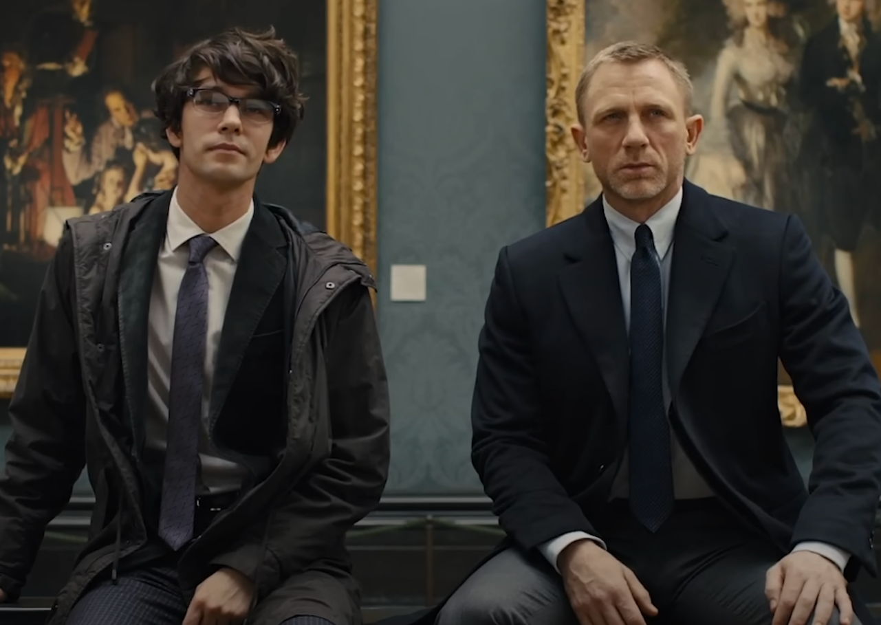 Ben Whishaw with Daniel Craig in ‘Skyfall’