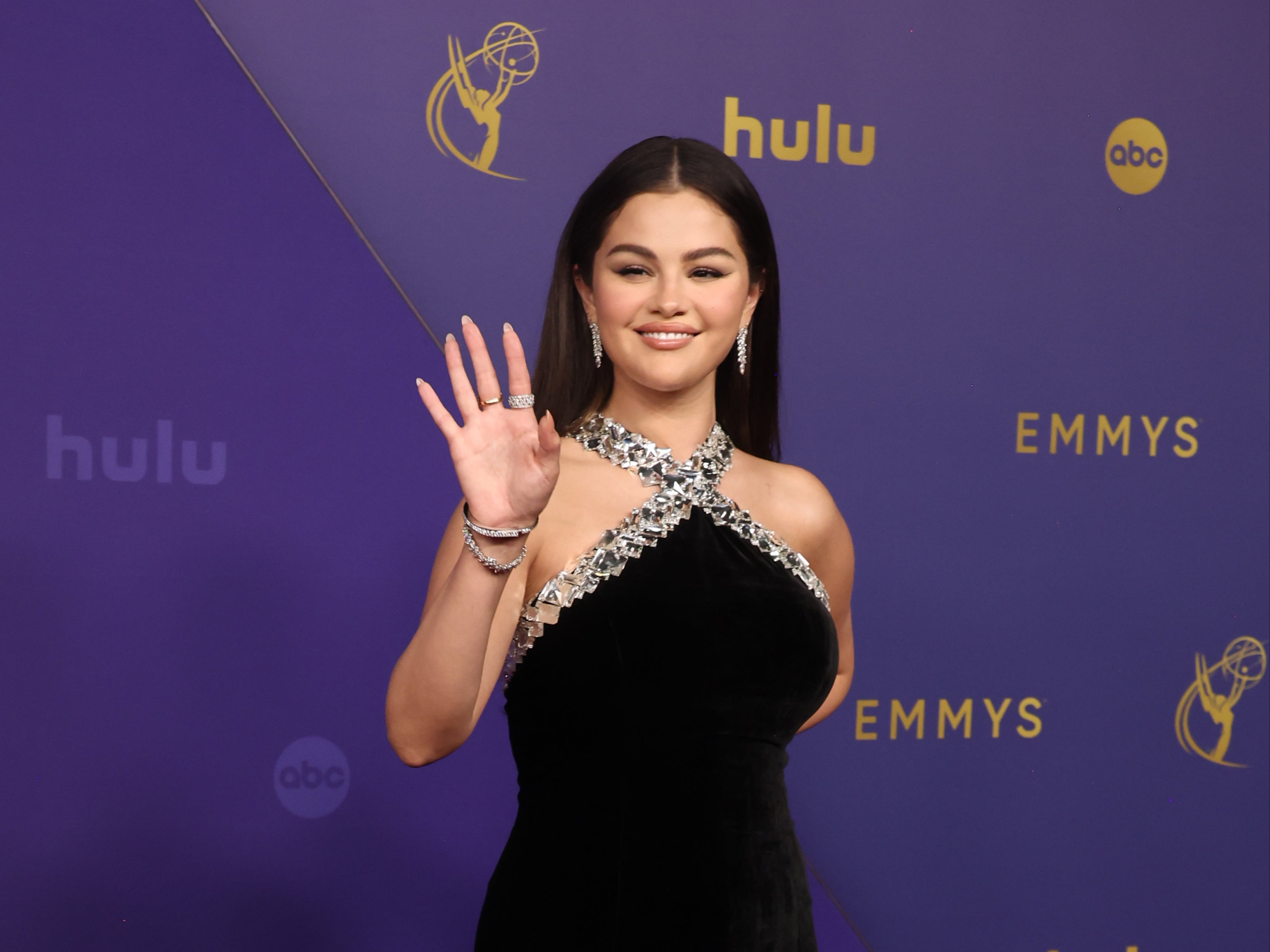 Selena Gomez attends the 76th Primetime Emmy Awards at Peacock Theater on 15 September 2024 in Los Angeles, California