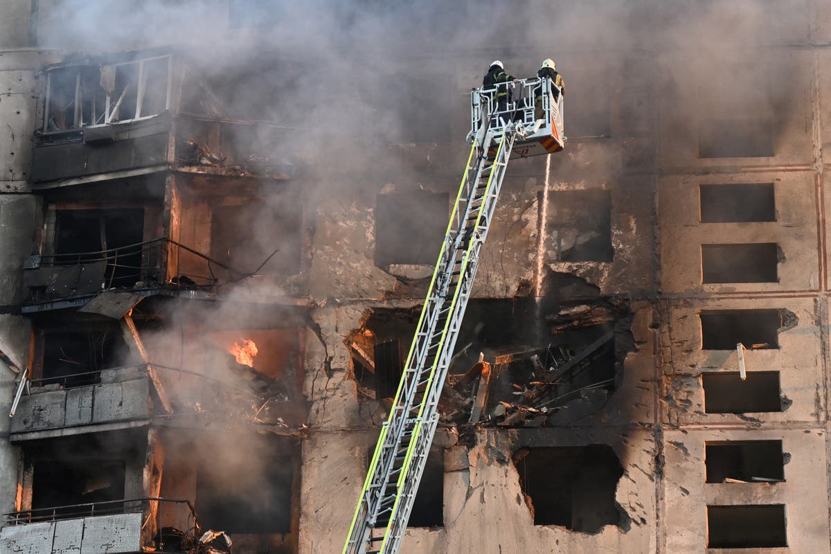 Ukraine Russia war live: Dozens injured in Kharkiv apartment strike