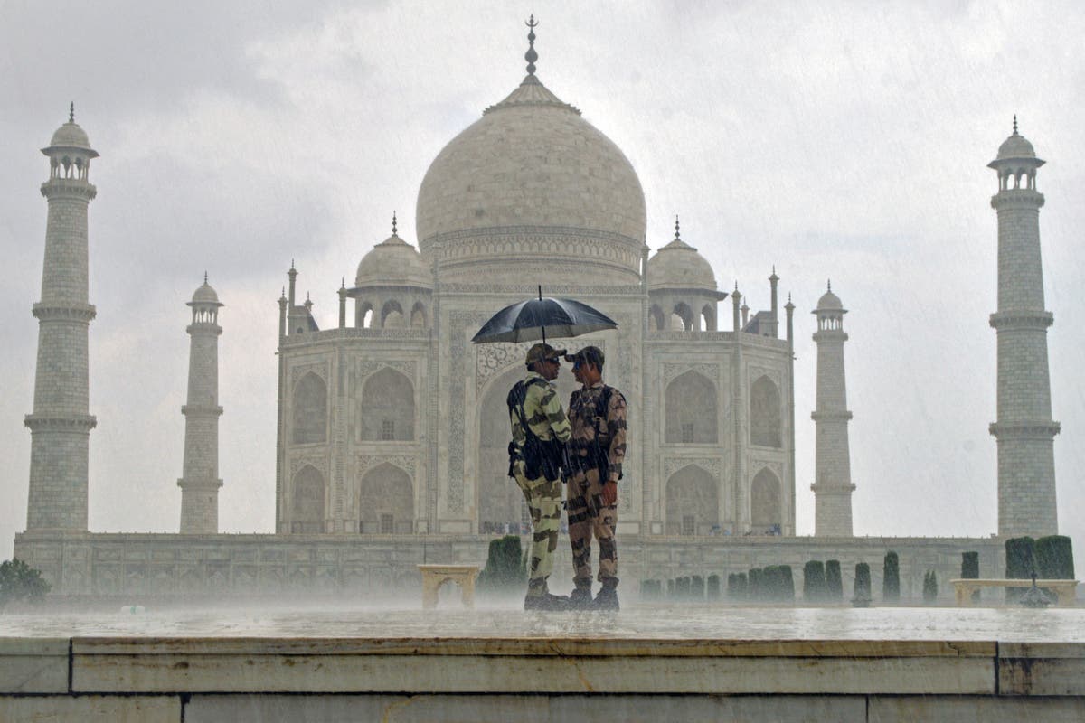 Fears Taj Mahal has been damaged in flooding as water leaks into central tomb