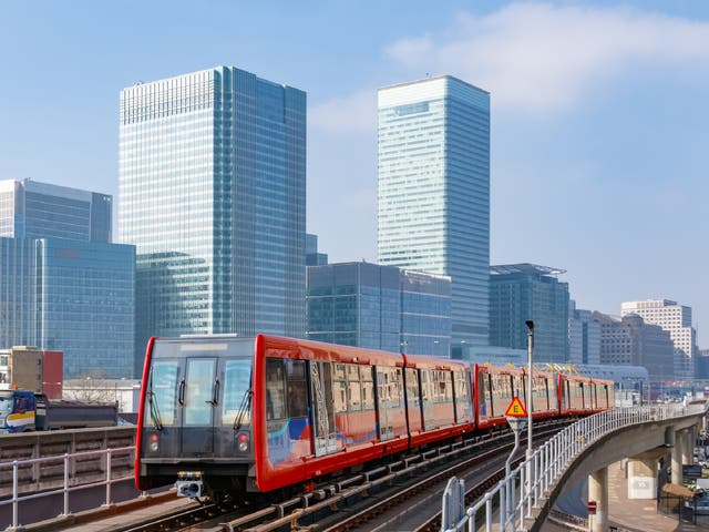 <p>DLR trains have been slowed down following a signalling review</p>