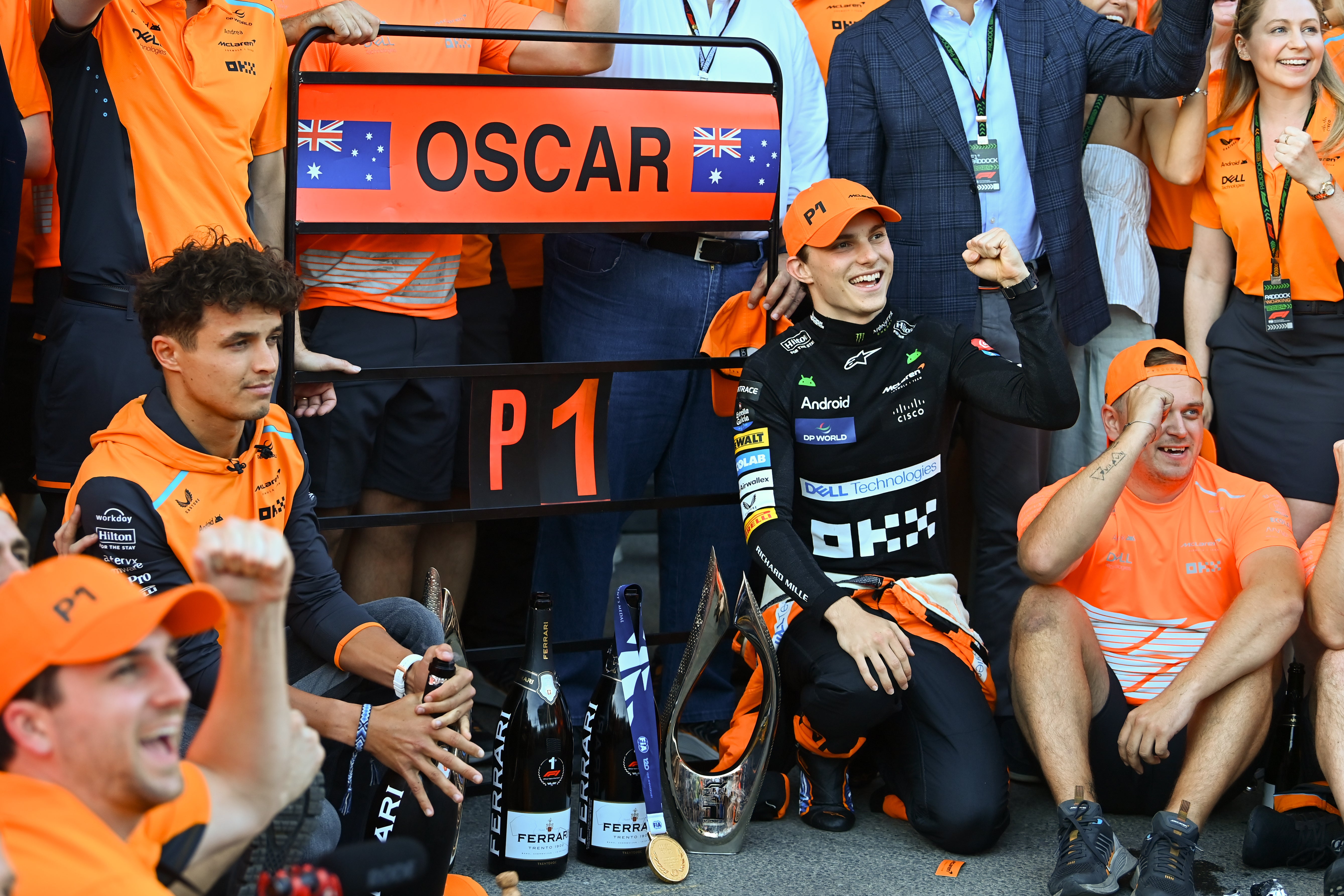 Oscar Piastri claimed a sensational win in Azerbaijan for McLaren