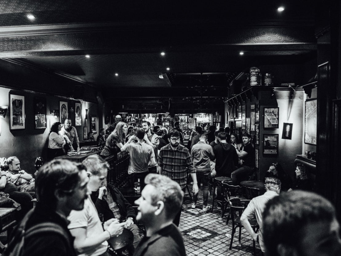 Inside the bar at Voodoo, Belfast