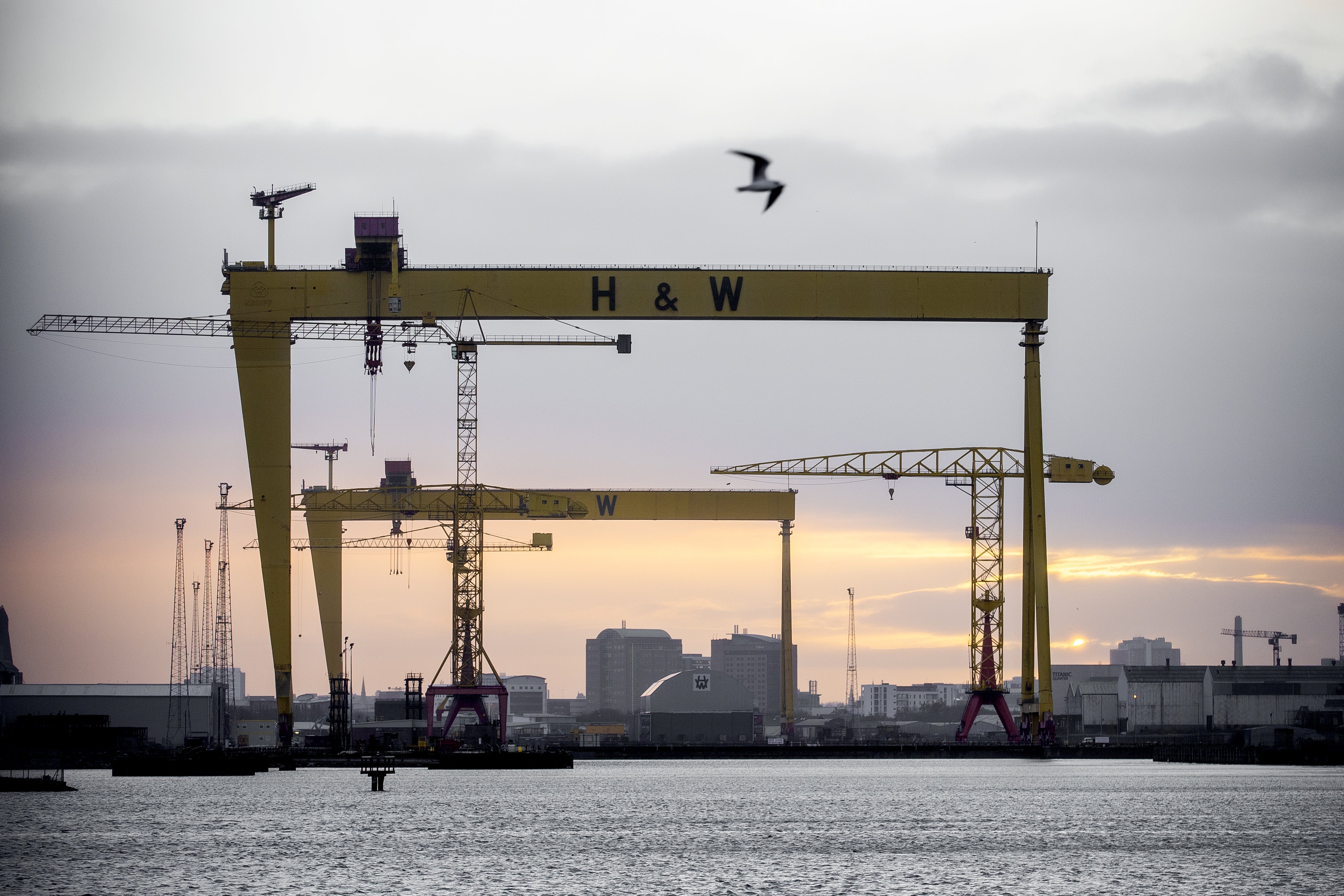 The operational companies which run the shipyards are expected to continue trading (Liam McBurney/PA)