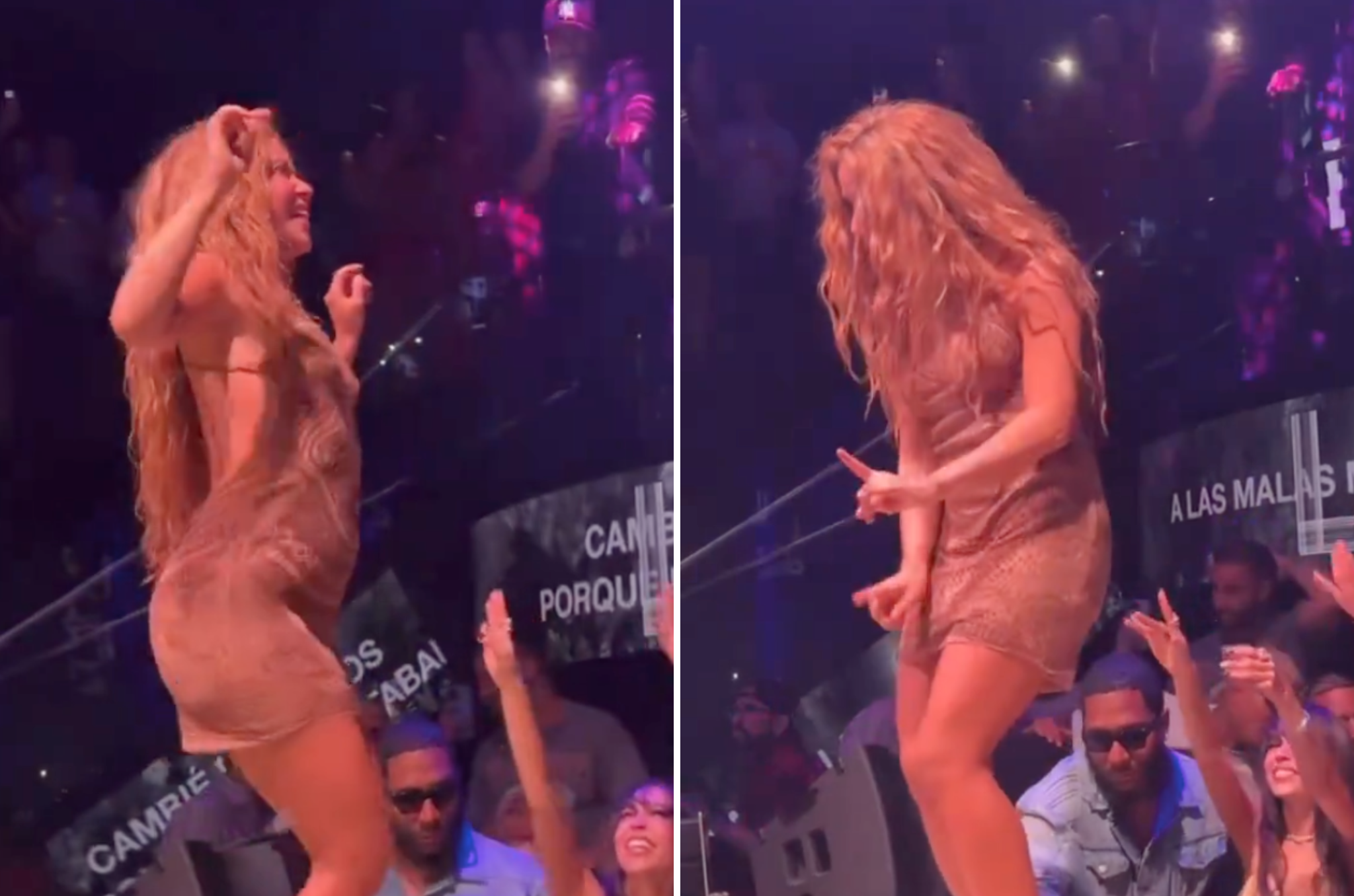 Shakira appears to scold fan at Miami nightclub