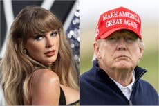 Trump taunts Taylor Swift over Chiefs Super Bowl loss during Philadelphia Eagles visit