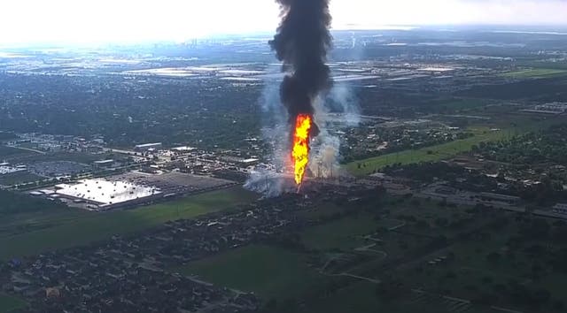 TEXAS OLEODUCTO INCENDIO