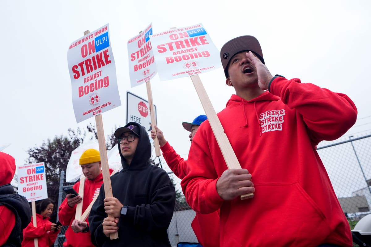 Boeing says it's considering temporary layoffs to save cash during the strike by machinists