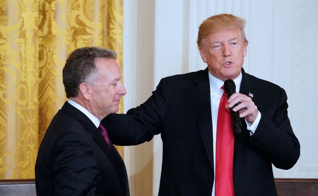 <p>Businessman Steve Witkoff, a longtime Trump friend and political donor (left) was golfing with the former president during Sunday’s assassination attempt </p>