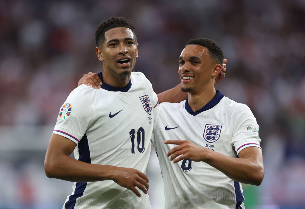 Bellingham and Alexander-Arnold were close off the pitch at Euro 2024