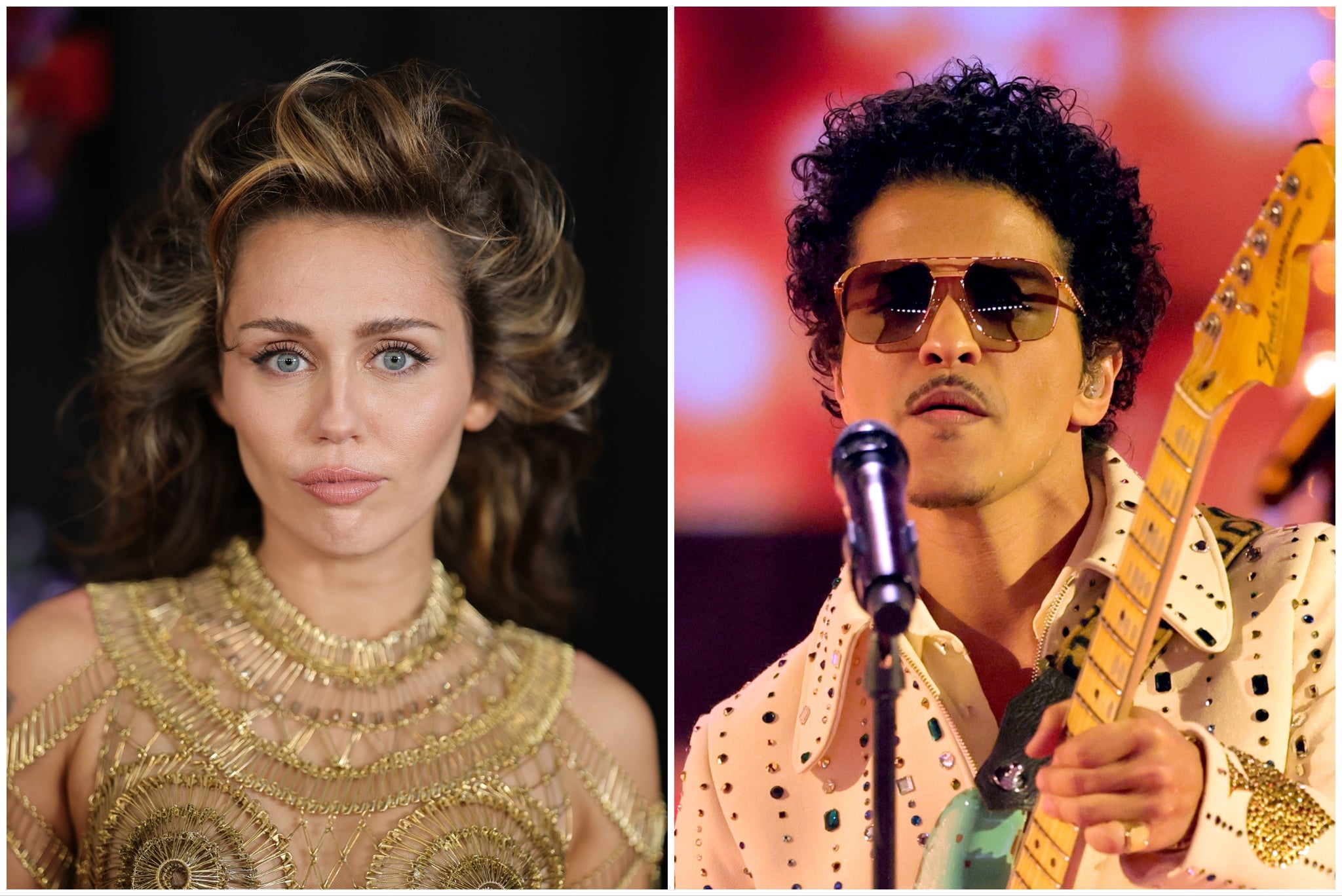 Miley Cyrus fans discovered similarities between her hit single “Flowers” ​​and Bruno Mars’ 2012 hit “When I Was Your Man.”