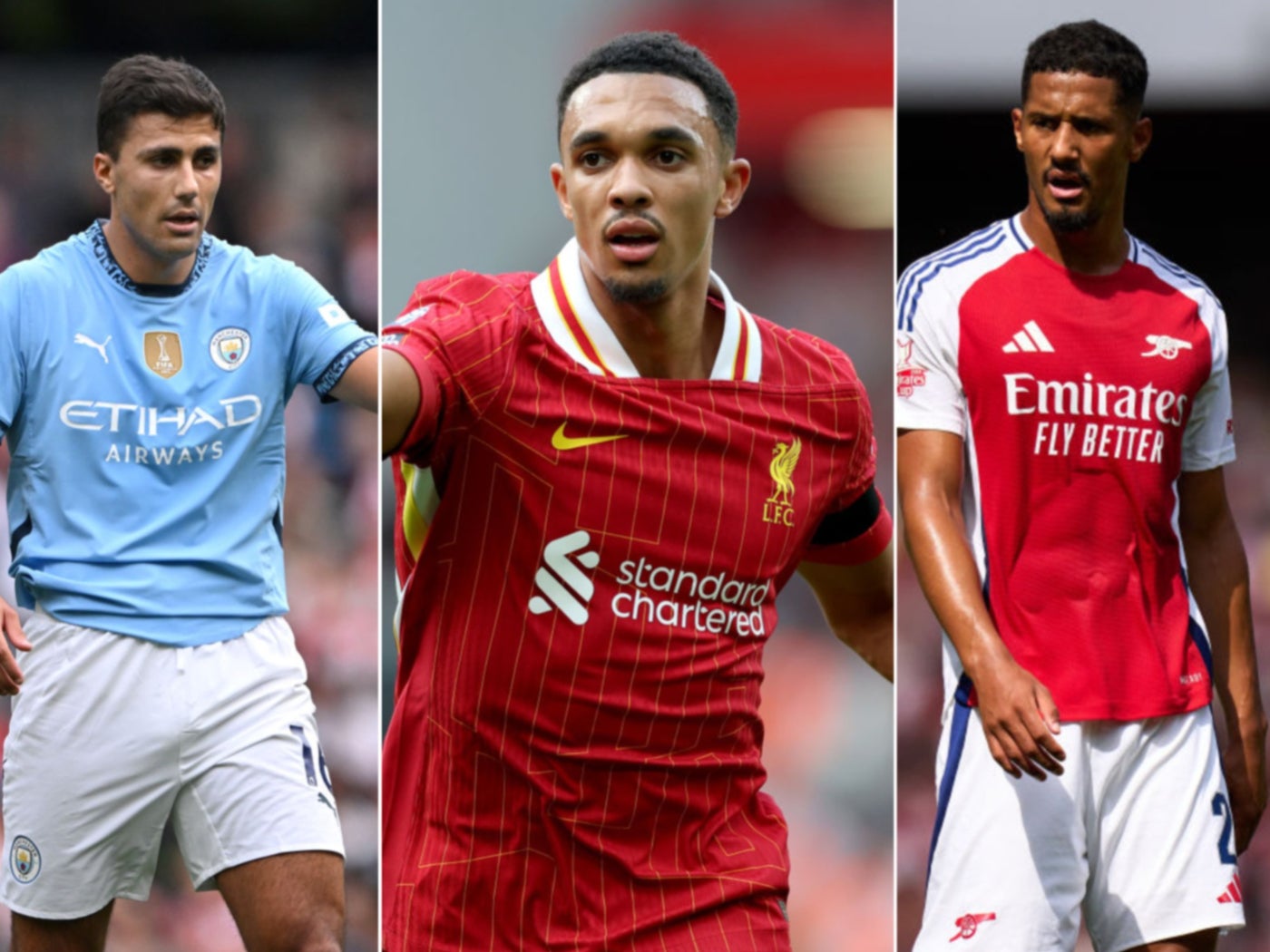 Real Madrid have identified Rodri, Trent Alexander-Arnold and William Saliba as part of their plans