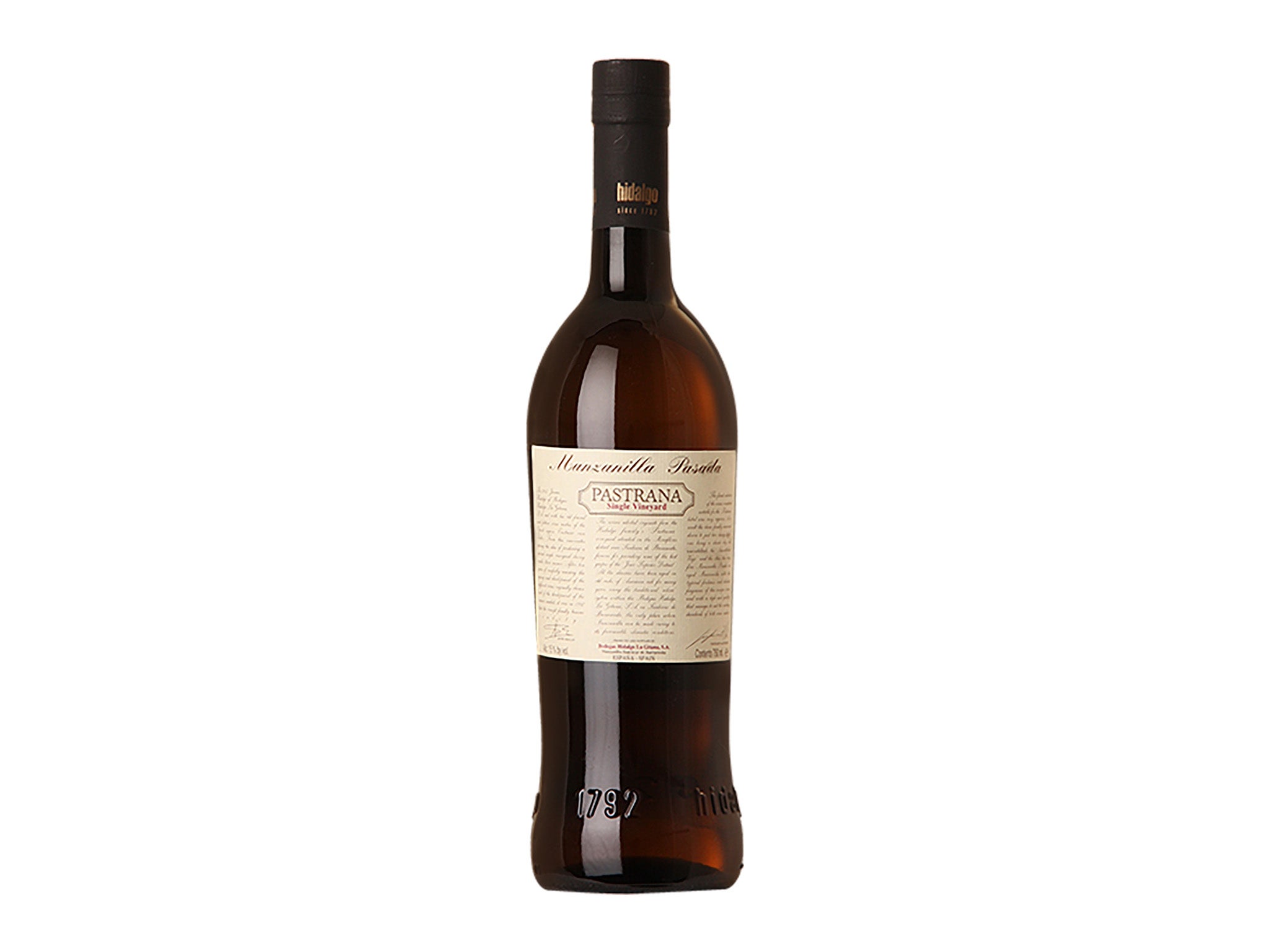 Hidalgo Pastrana pasada manzanilla sherry