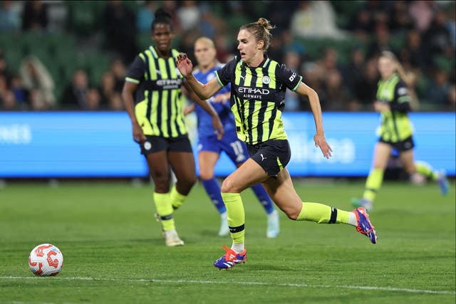 <p>Vivianne Miedema will hope to power Manchester City to the WSL title </p>