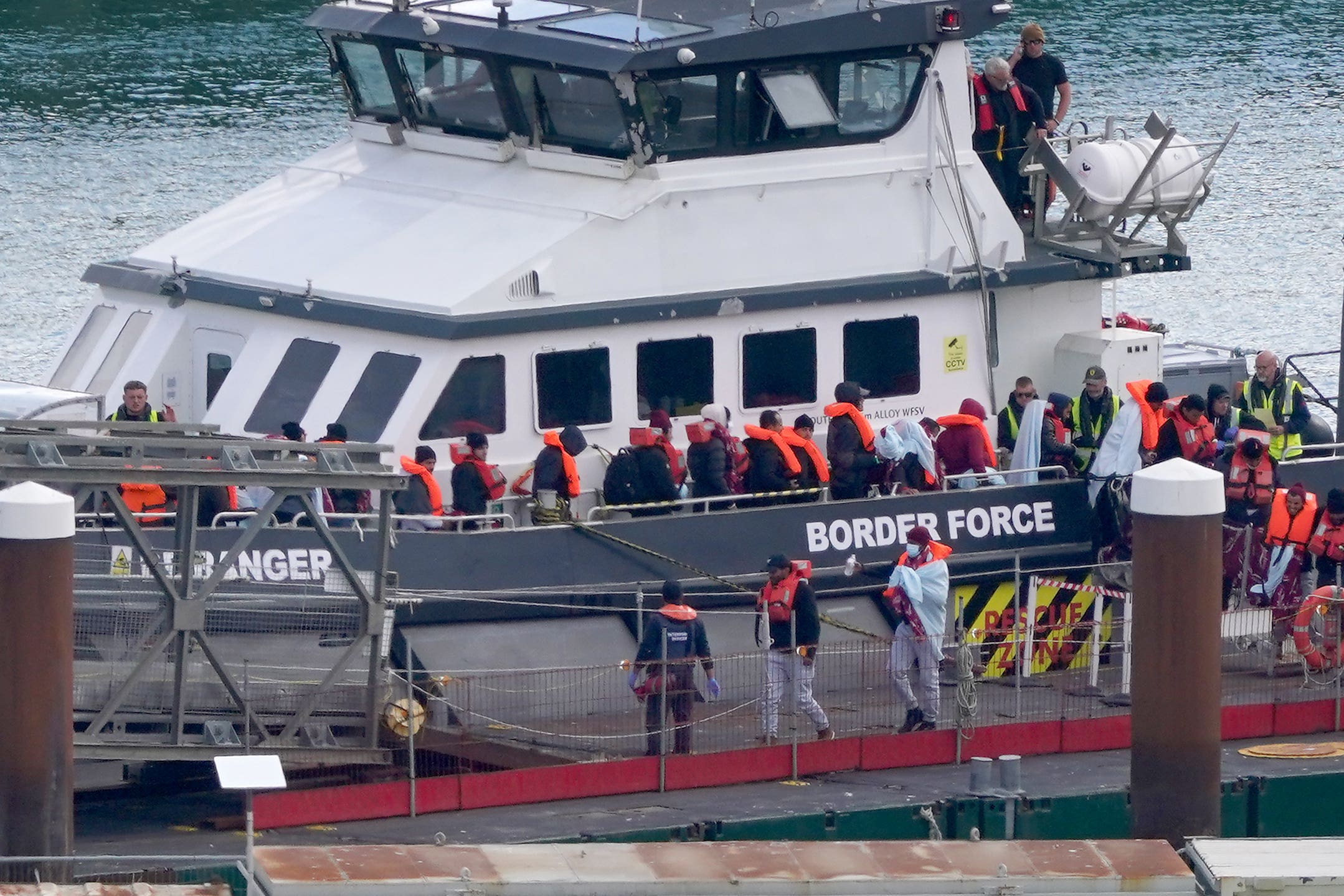 More than 10,000 migrants have arrived in the UK after crossing the Channel since Labour won the general election (Gareth Fuller/PA)