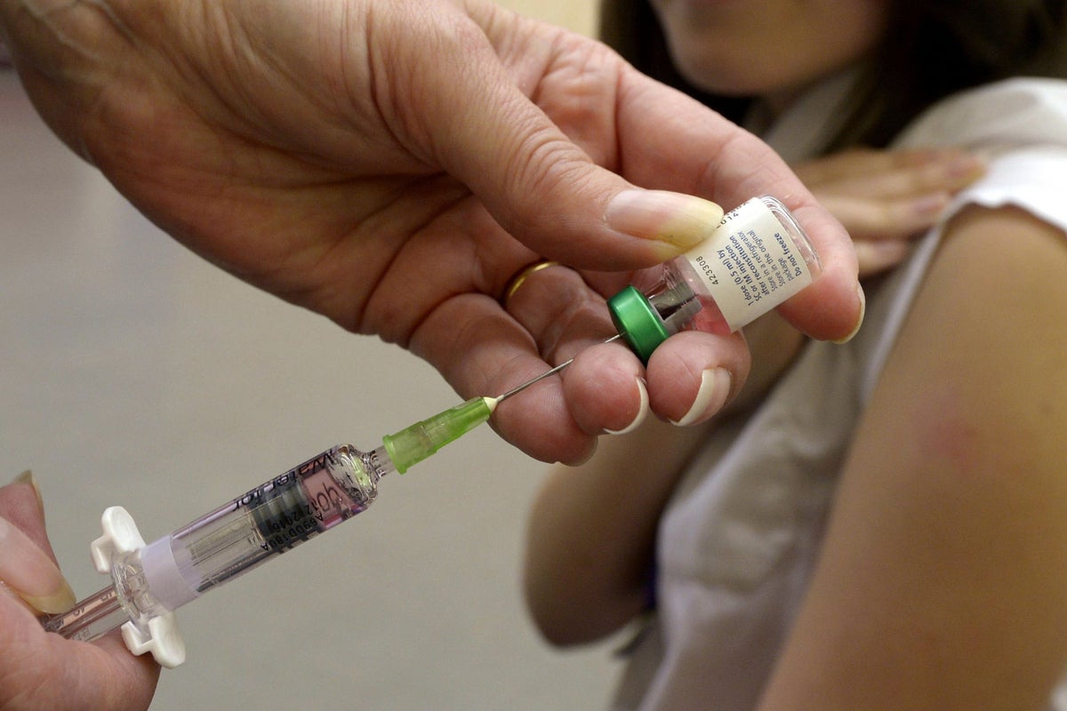Children are &lsquo;sitting ducks&rsquo; in measles outbreak as dozens of schools block vaccination teams 