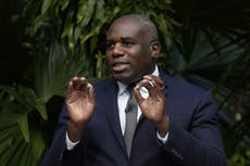 Previous Tory government ‘became climate dinosaurs’, says Lammy