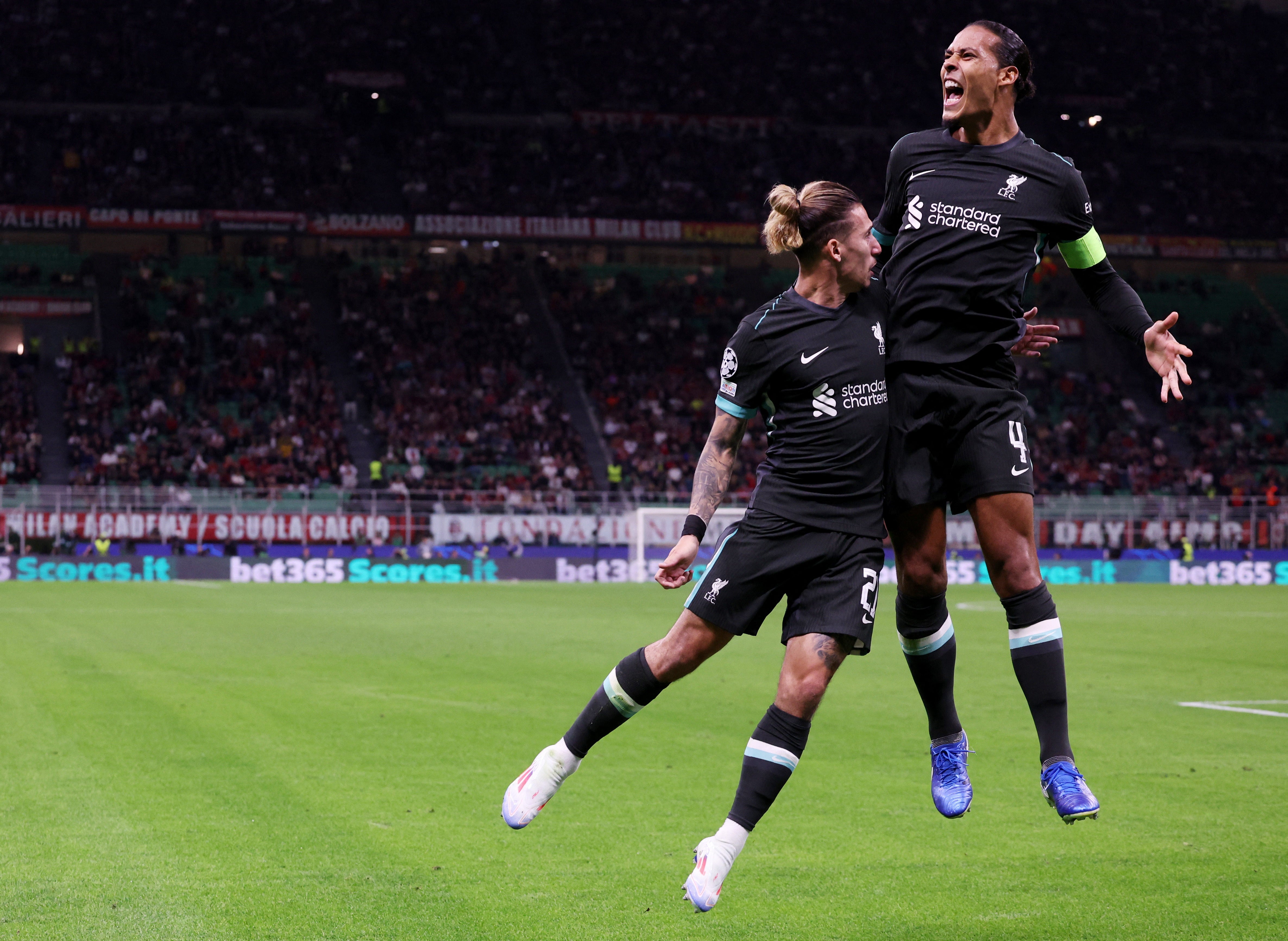 AC Milan vs Liverpool LIVE: Champions League score as Virgil van Dijk nods  Reds into the lead from corner | The Independent