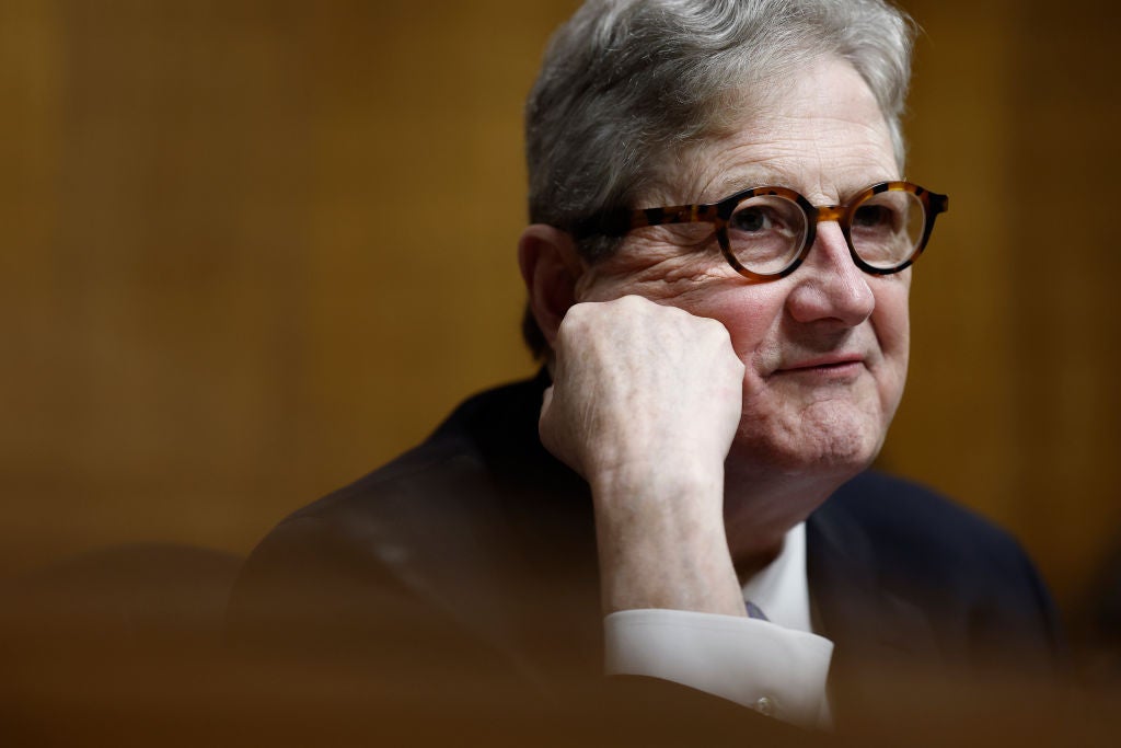 Sen. John Kennedy, ranking member of the Judiciary Committee, at a hearing in June