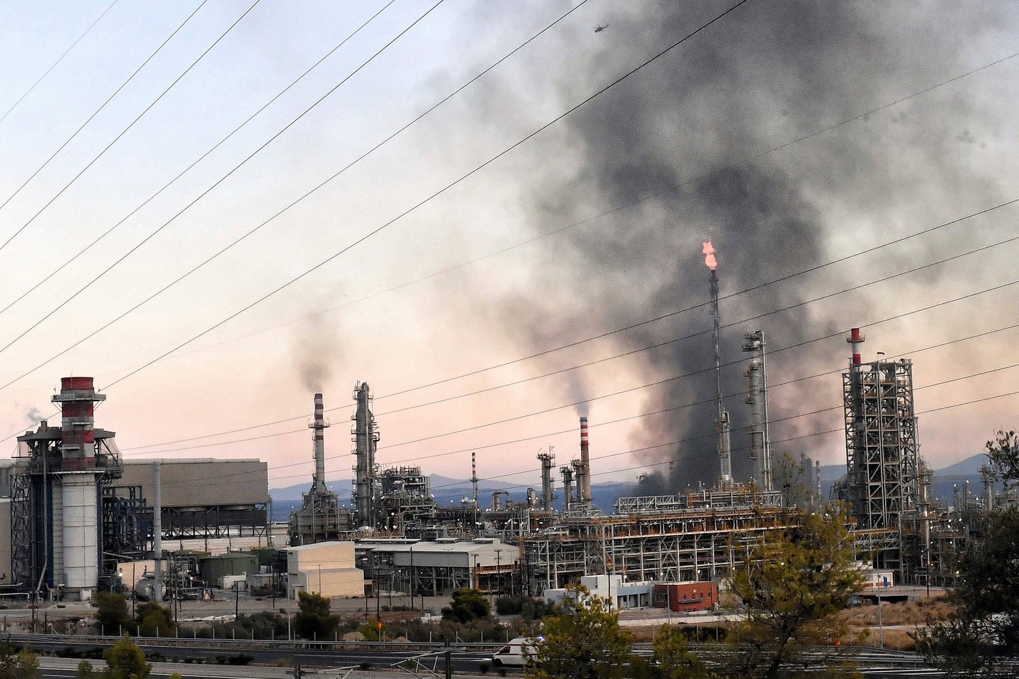 Greece Refinery Fire