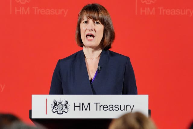 Chancellor Rachel Reeves hosted a reception in Number 11 Downing Street for female business leaders (Jonathan Brady/PA)