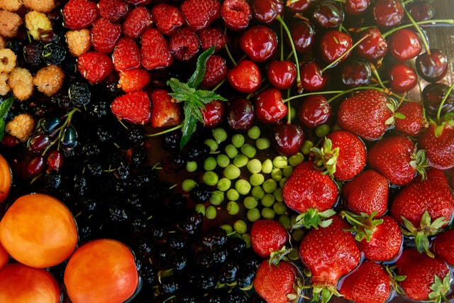 Berries and cherries are high in flavonoids (Alamy/PA)