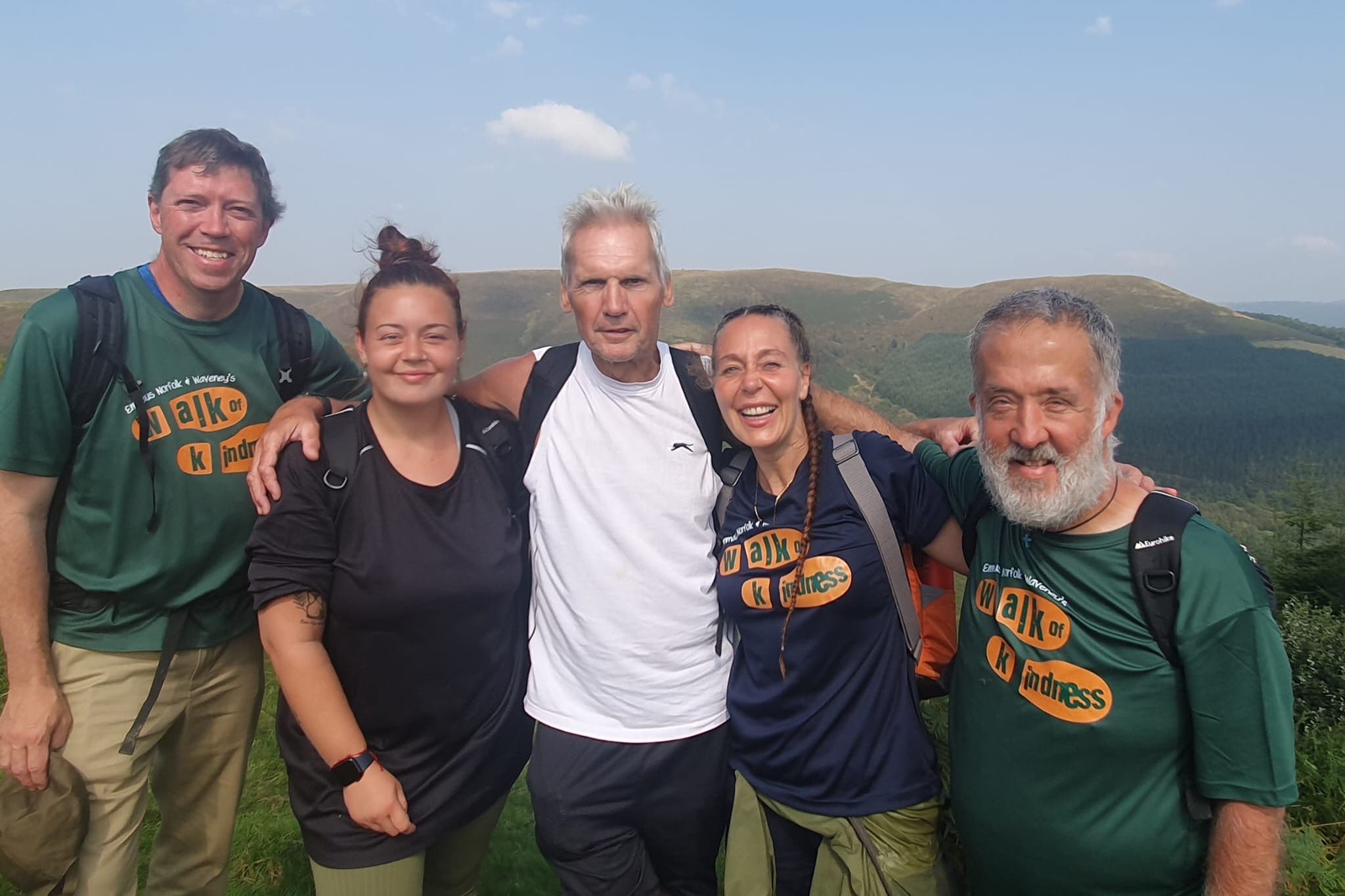 A 450-mile walk from St David’s in Wales to Ditchingham in Norfolk will raise funds for homelessness charity Emmaus Norfolk and Waveney (Mike Liggins/PA)