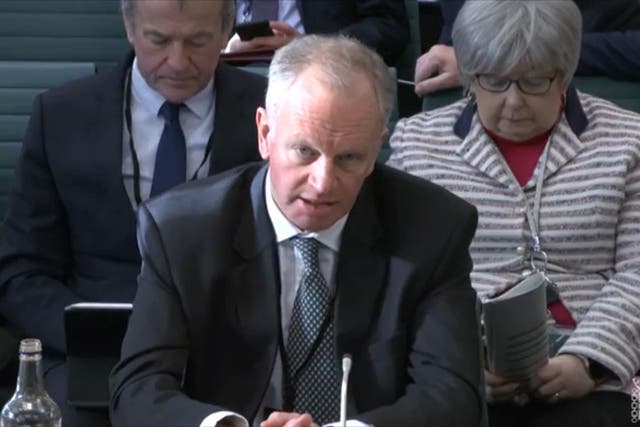 Nick Read giving evidence to the Business and Trade Committee (House of Commons/PA)