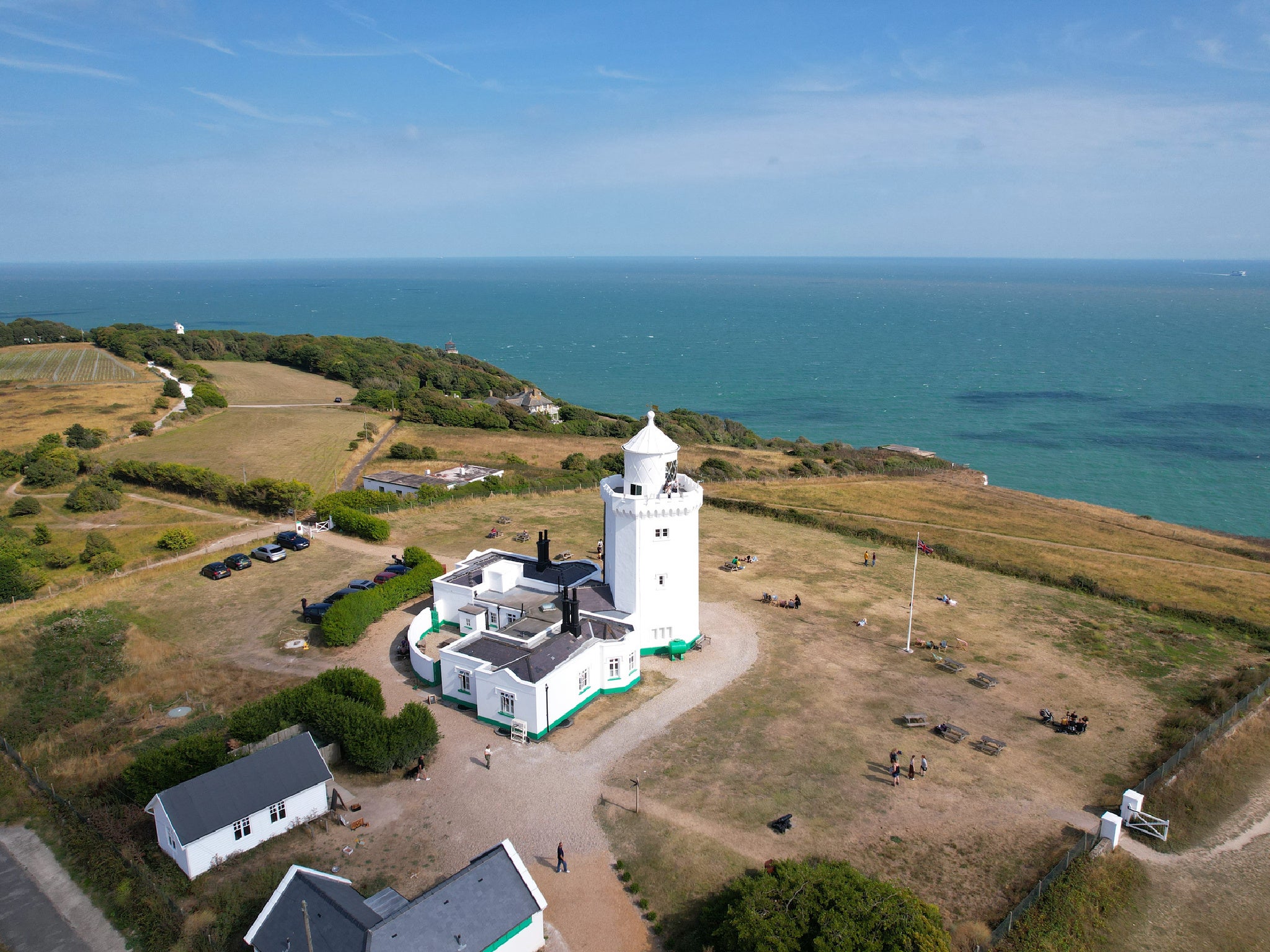 As crianças vão adorar subir ao topo de um farol de verdade