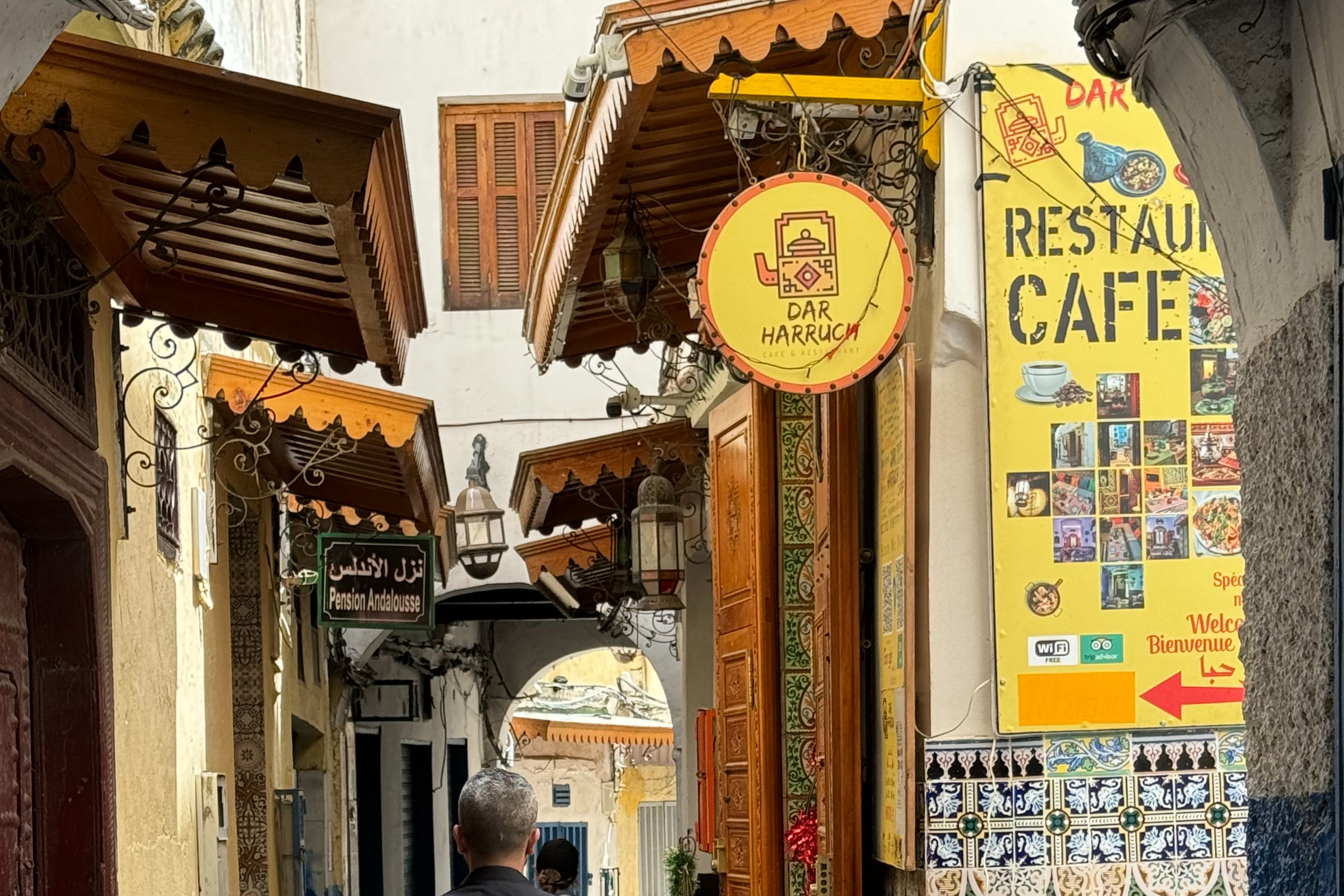 Tangier is known for its thriving café culture