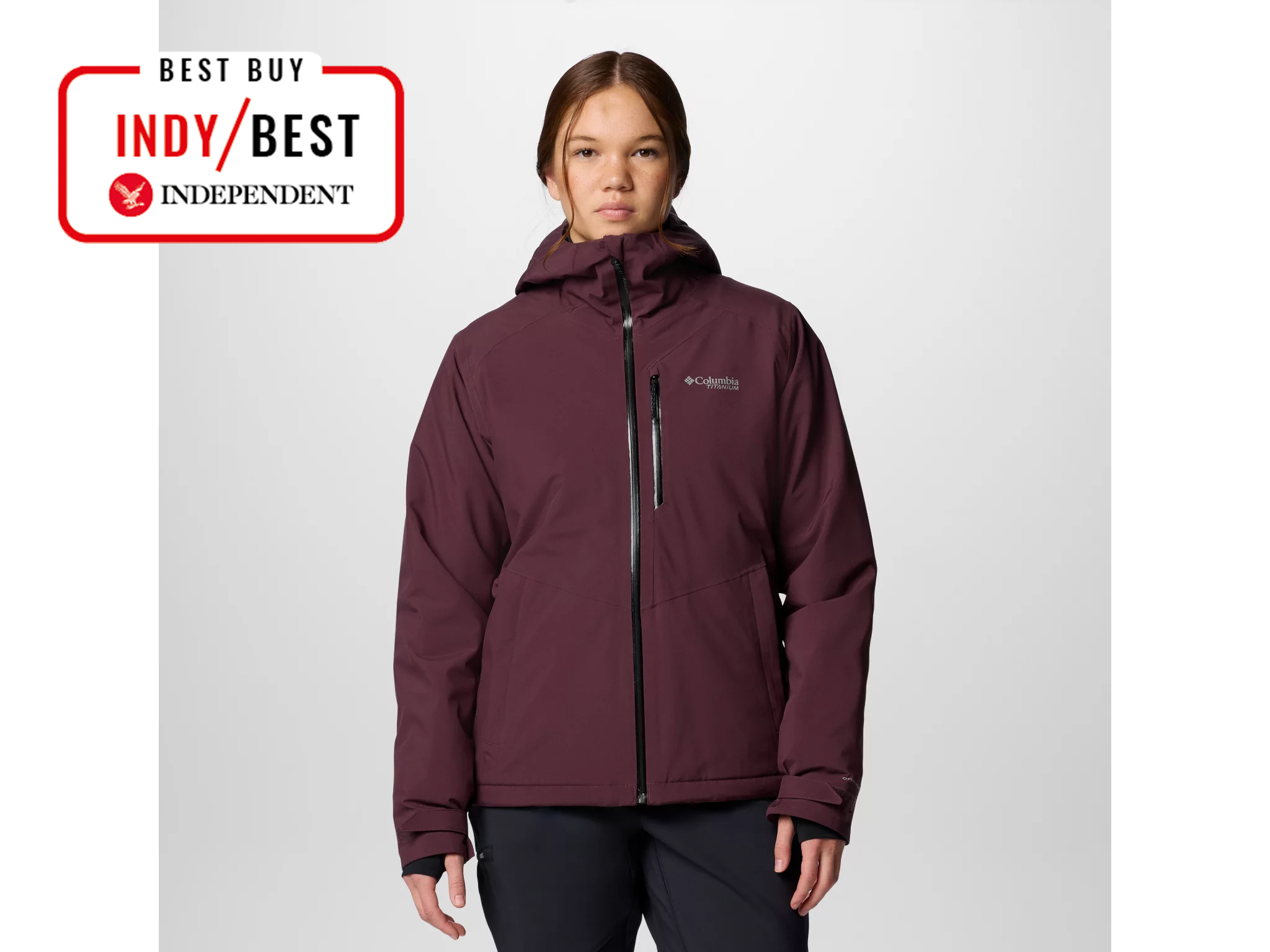 Best women’s waterproof jackets IndyBest review Columbia explorer’s edge II waterproof insulated jacket