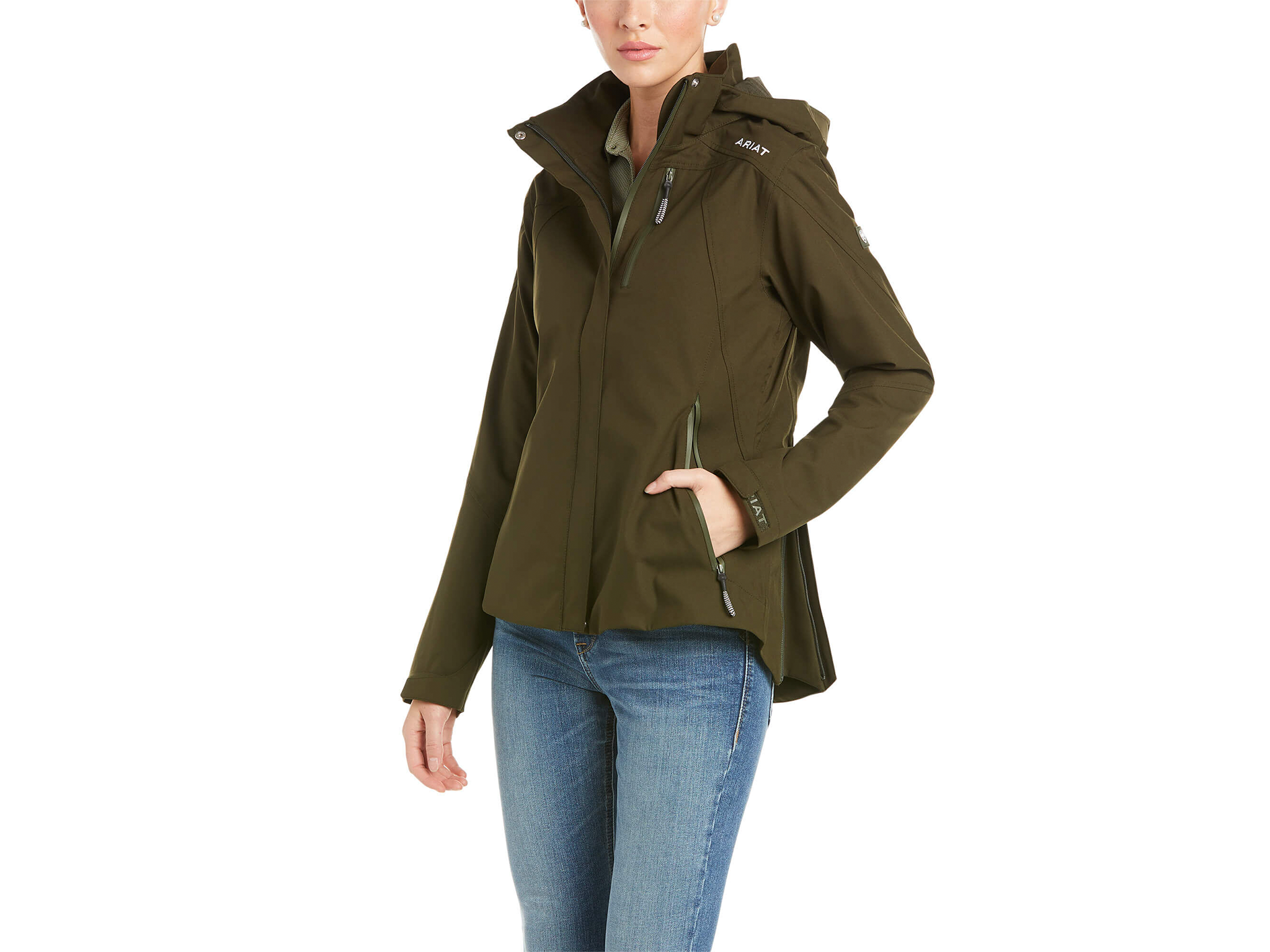 Fitted waterproof jacket ladies hotsell