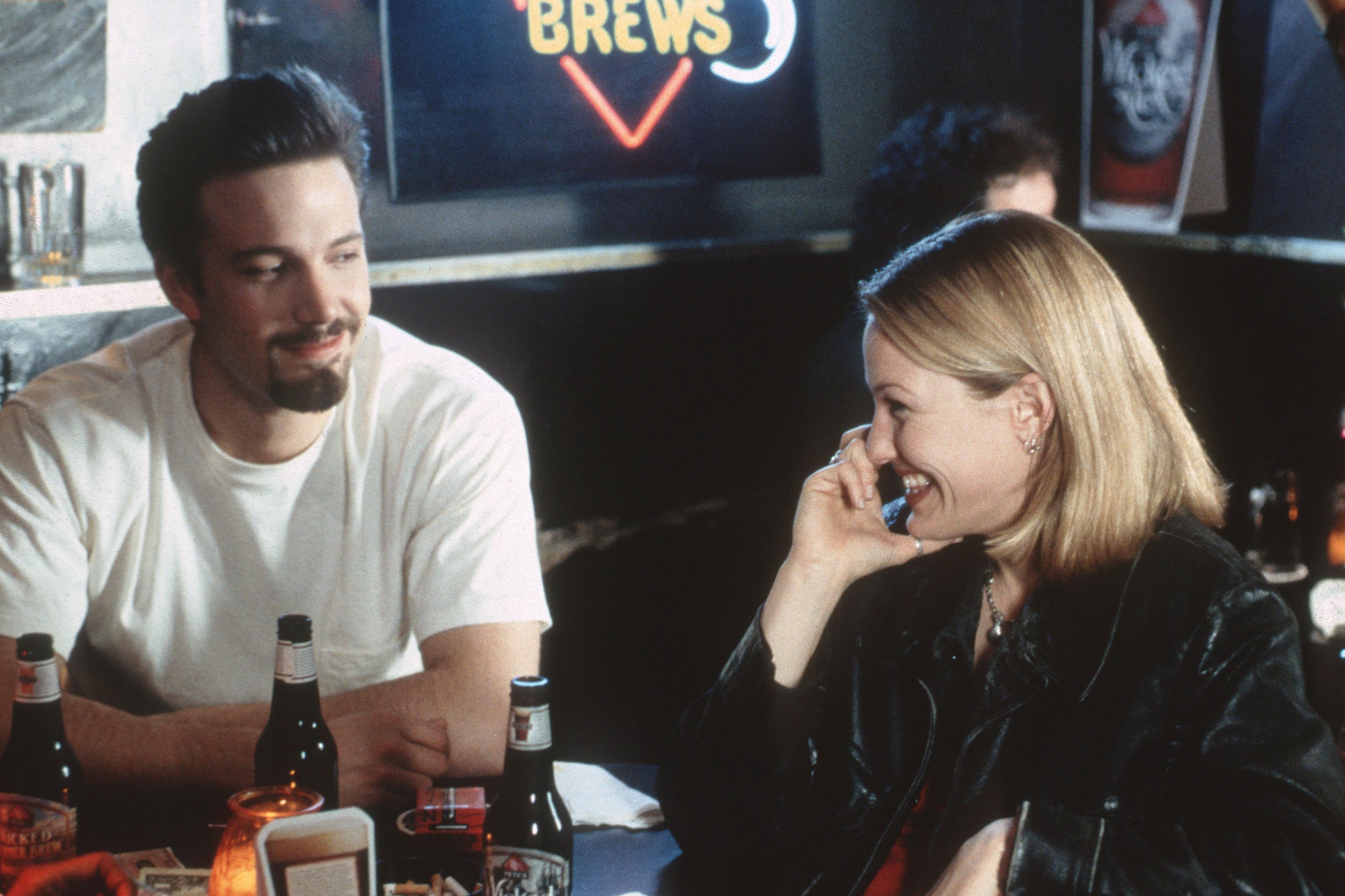 Number one crush: Adams beguiles Ben Affleck in her star-making comedy ‘Chasing Amy’