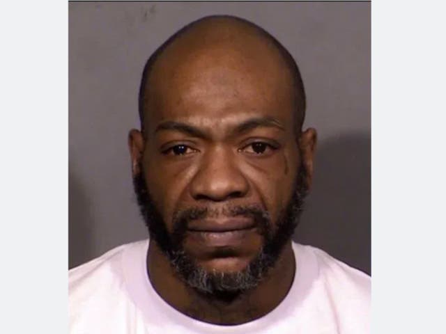 <p>Michael Coleman, 40, of Las Vegas, has been accused of committing four murders since 2021, including three in which police believe he acted as a contracted hitman. He is being held in police custody on a $250,000 bail</p>
