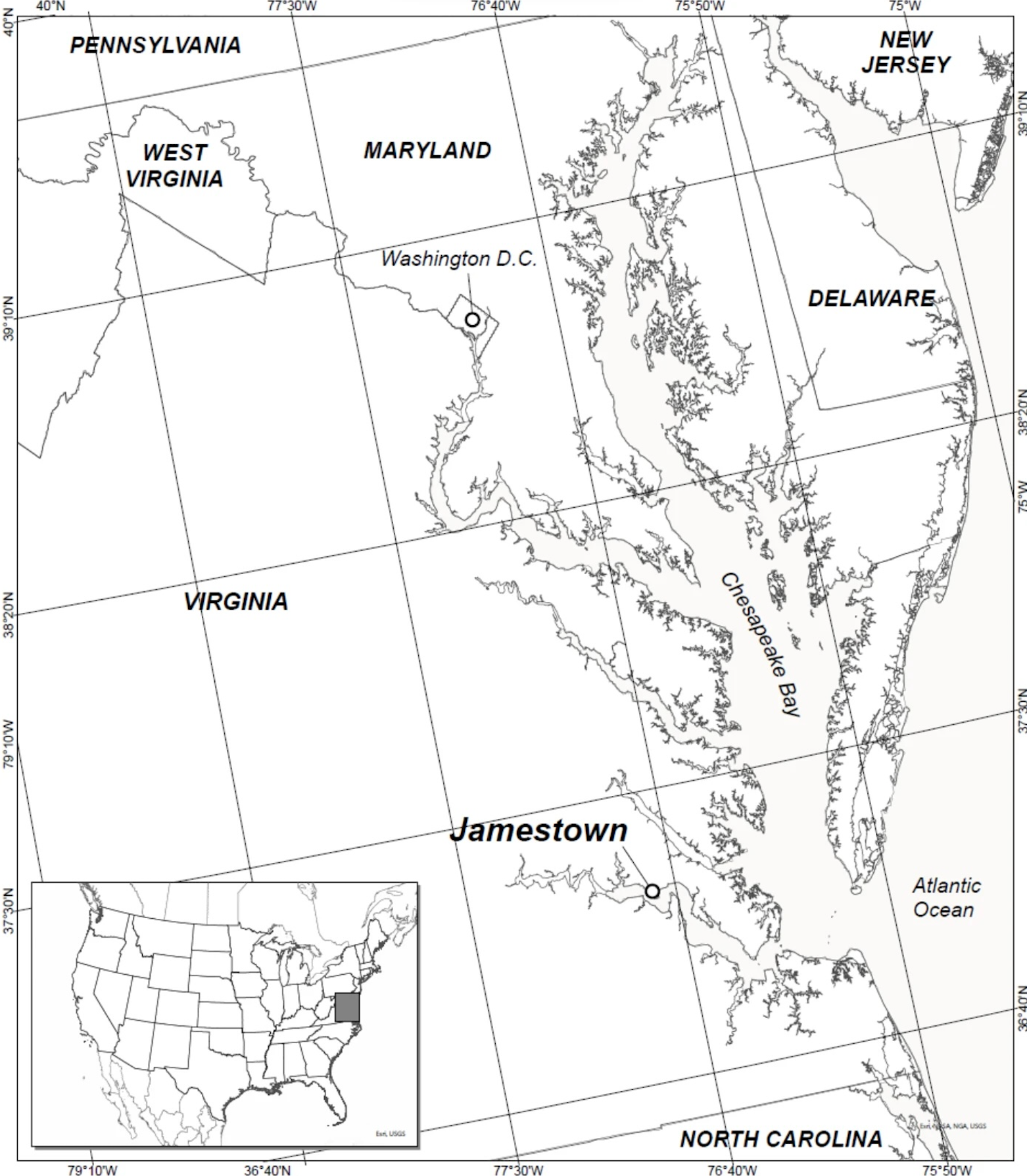 Virginia'daki Jamestown Arkeolojik Alanı