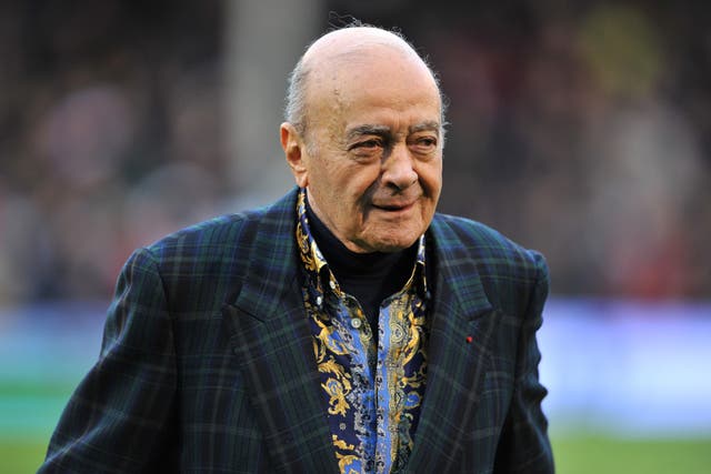 <p>Mohamed Al Fayed (Daniel Hambury/PA)</p>