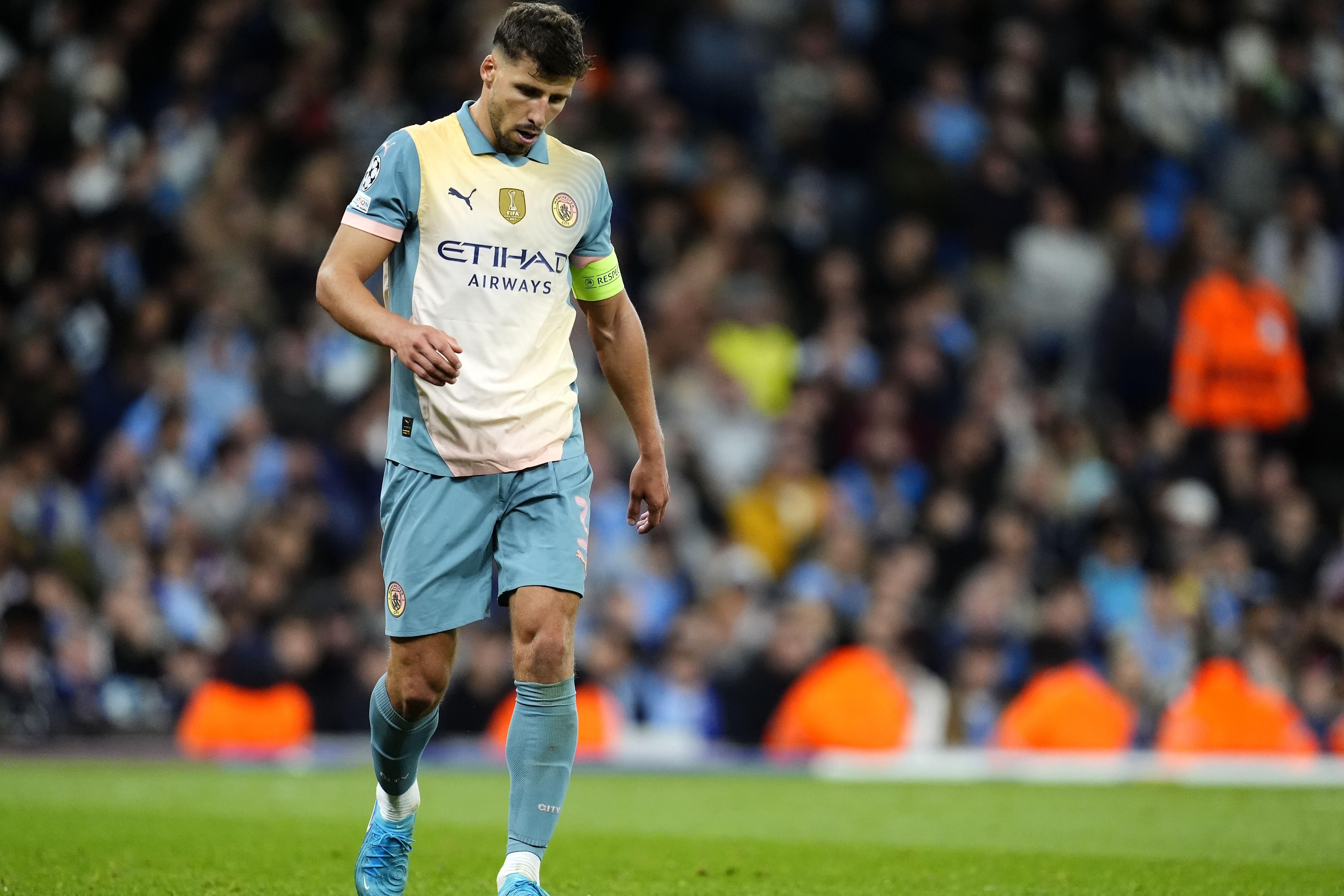 Ruben Dias felt Manchester City could be pleased with their draw against Inter Milan (Nick Potts/PA)