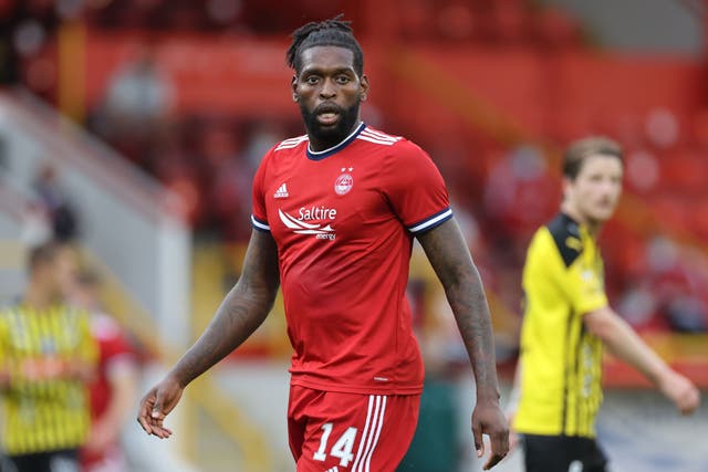 Jay Emmanuel-Thomas – who has been charged in connection with drug smuggling – previously played for Aberdeen (Steve Welsh/PA)