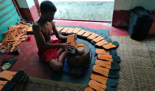 <p>More than a quarter of the workers in Bangladesh’s leather industry are children </p>