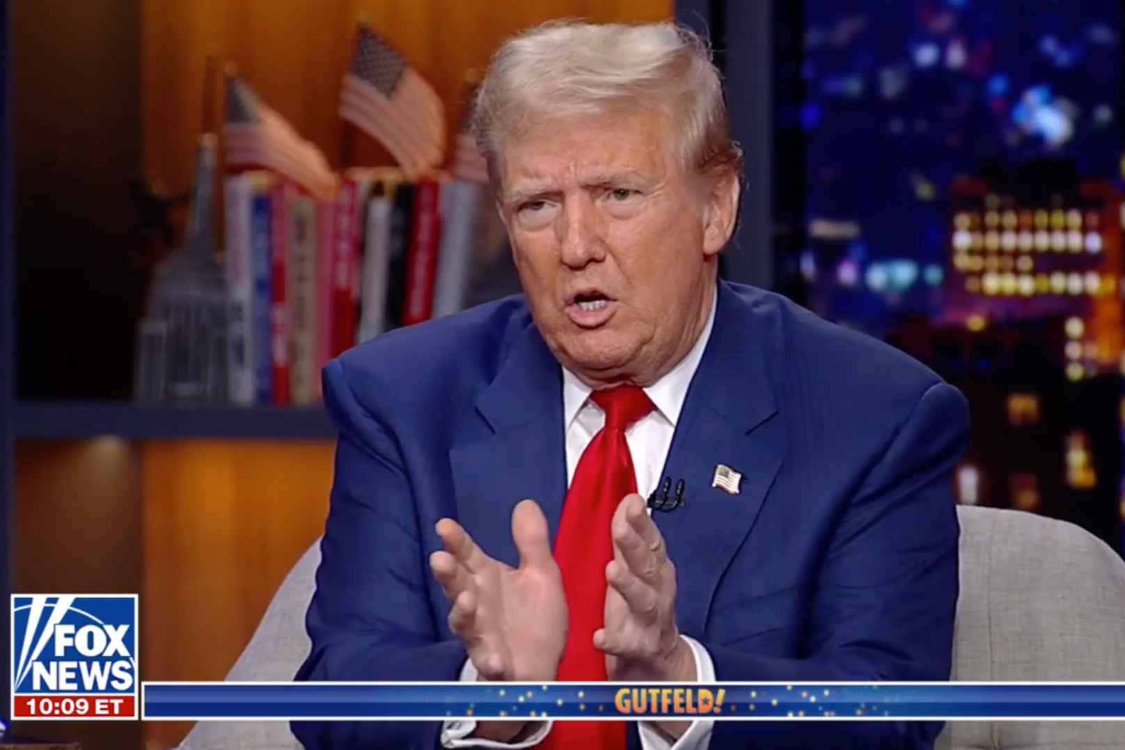 Donald Trump appeared on the Fox News show Gutfeld to discuss his debate with Kamala Harris on September 10th