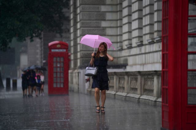 The Met Office has issued two weather warnings for thunderstorms this week (Victoria Jones/PA)