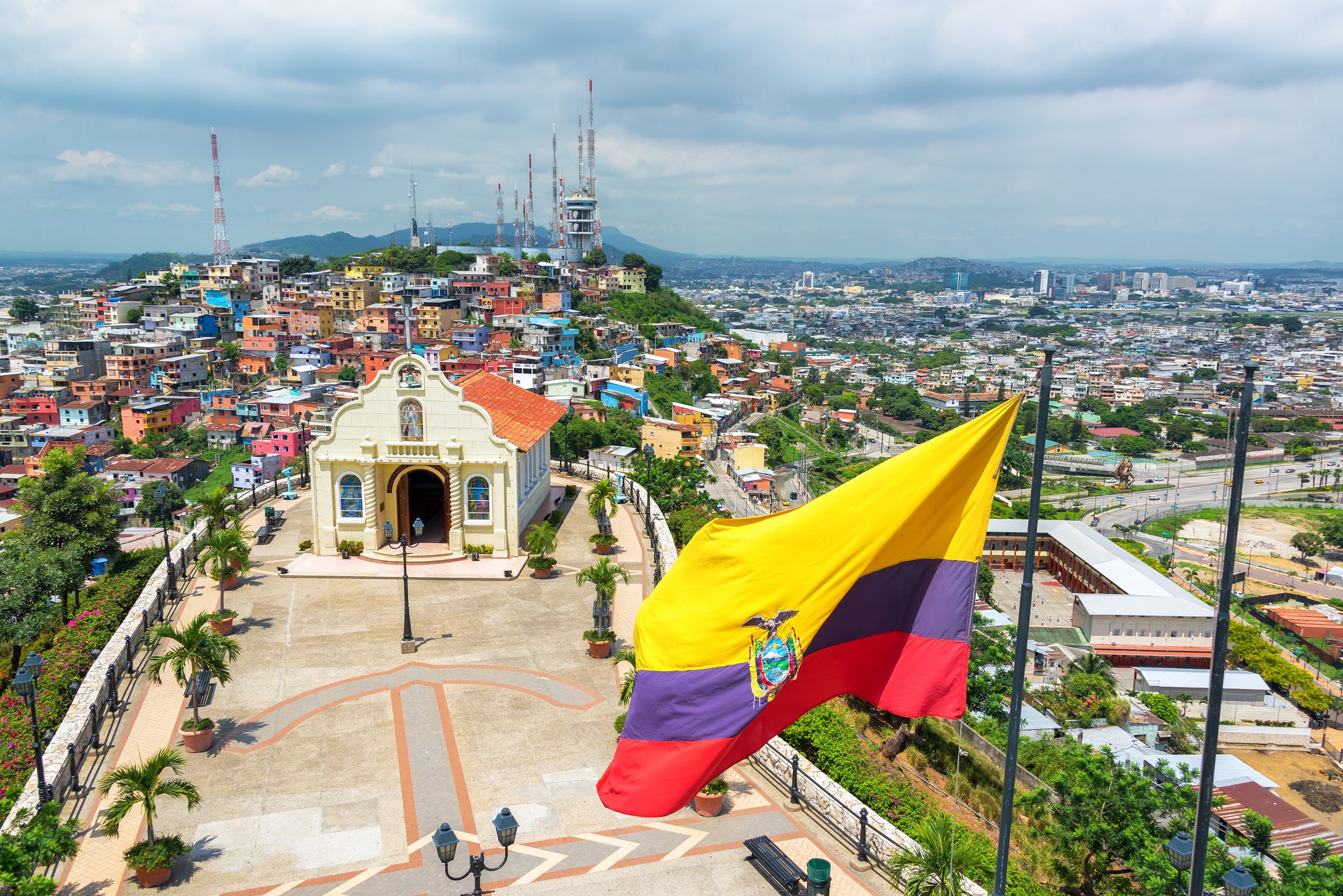 Carmen Maldonado’s remains were supposed to be shipped from New York City to her home country of Ecuador, but went instead wound up at someone else’s funeral in Guatemala. Pictured: A flag in Ecuador